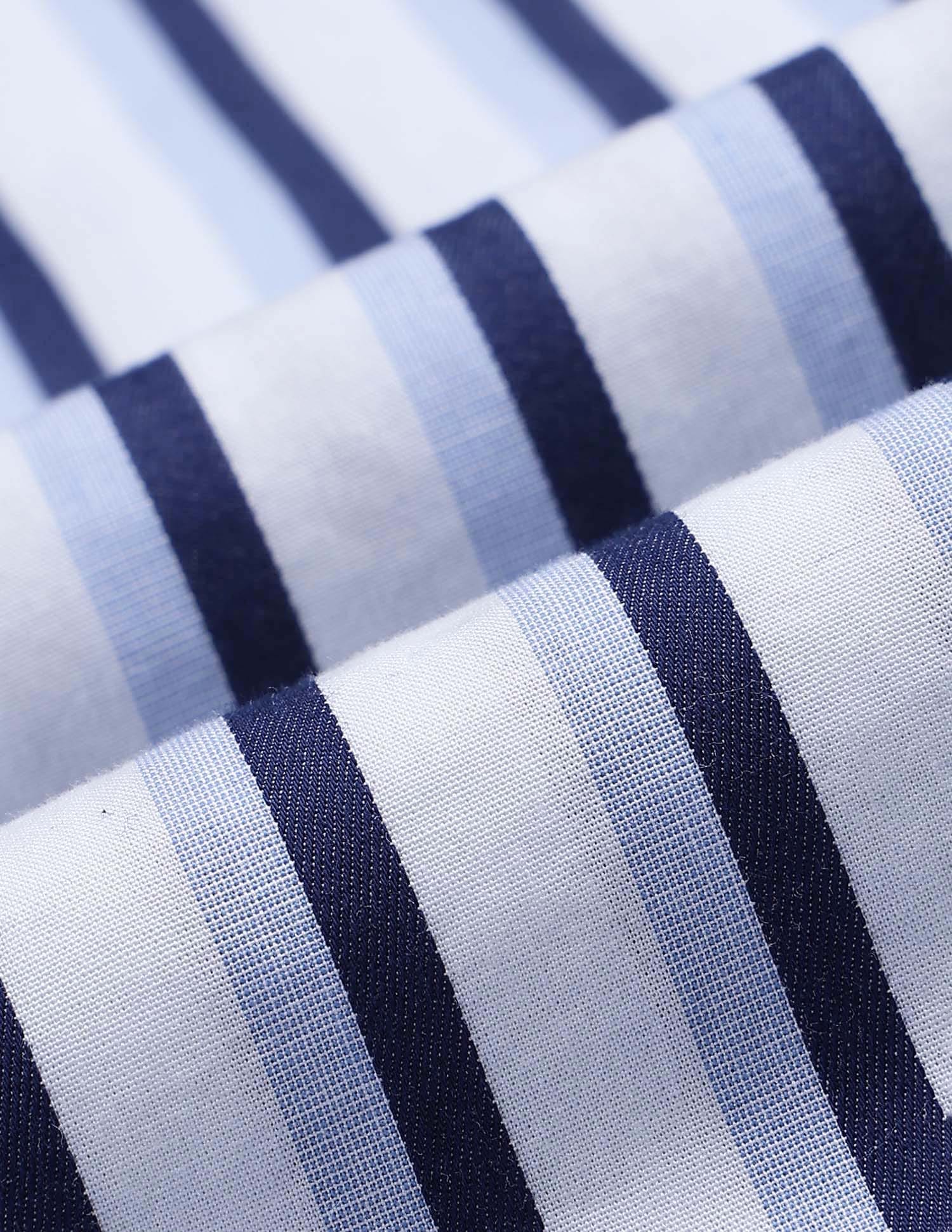 Office Staple Vertical Striped Comfort Fit Shirt