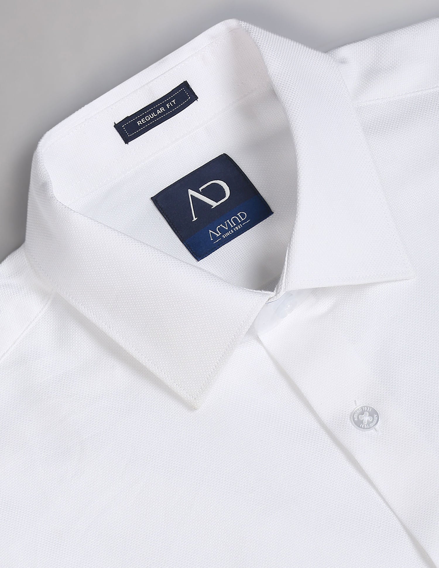 Fashion Vault Pure Cotton Solid Dobby Formal Shirt