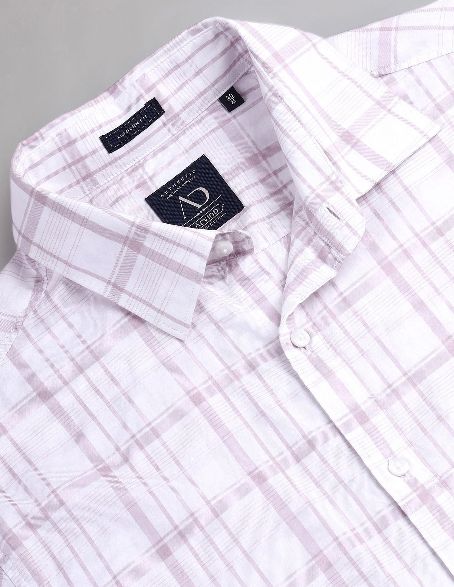 Playful Plaid Check Cotton Shirt