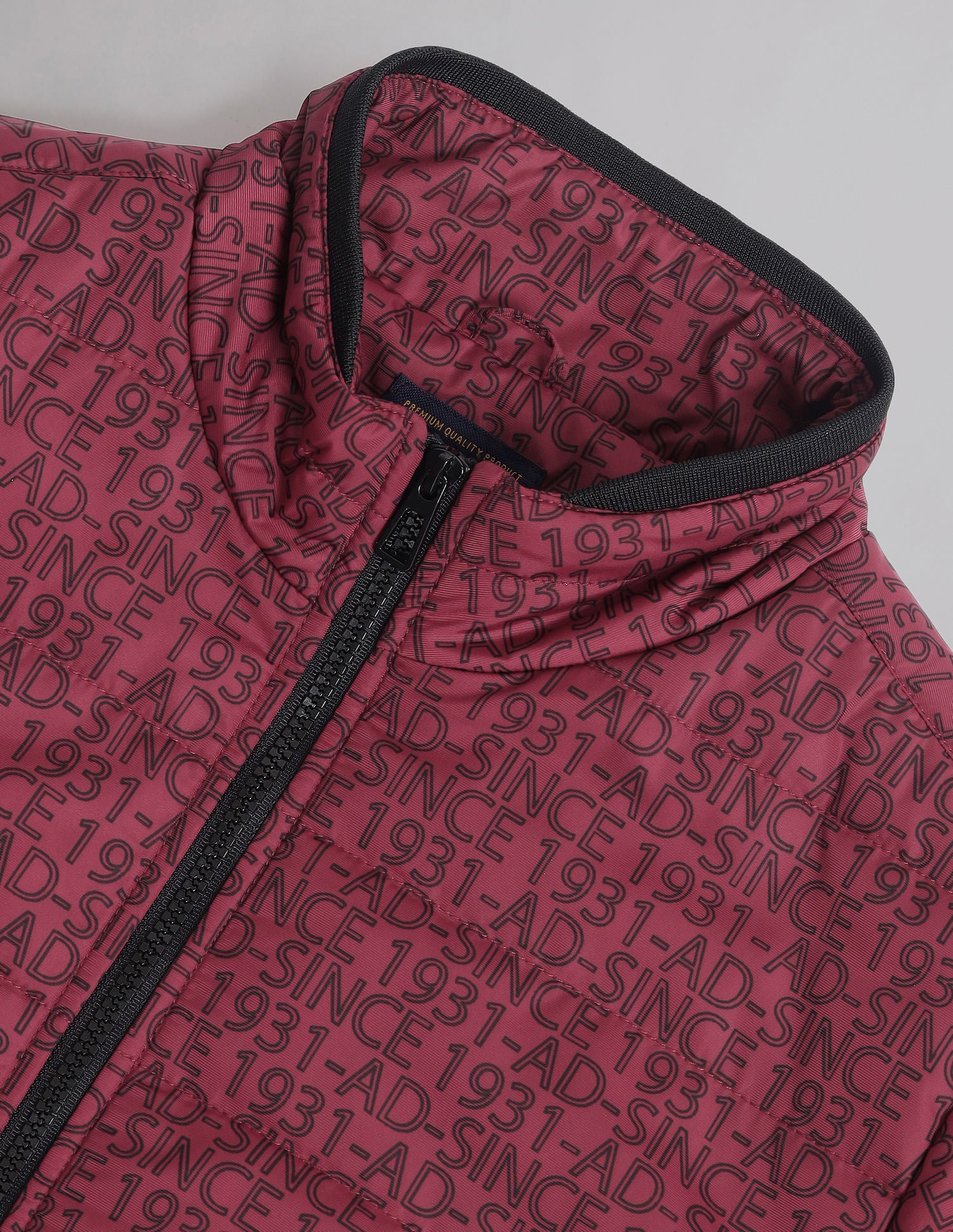 Urban Flex High Neck Quilted Casual Jacket