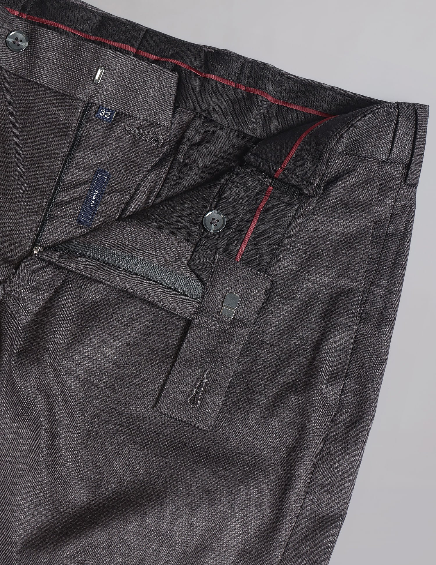 Work Essential Outline Check Smart Flex Trousers