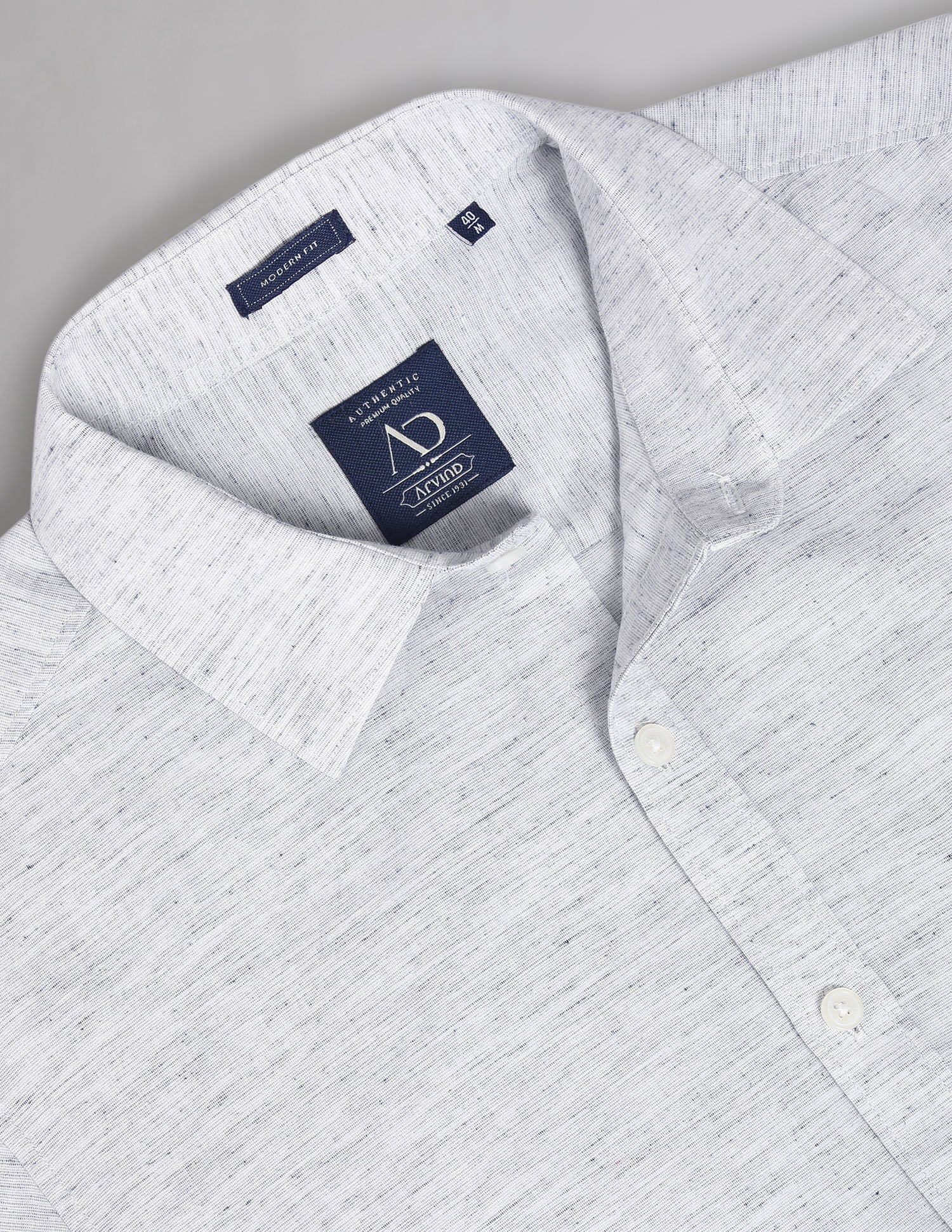 Urban Drift Modern Slim Fit Heathered Summer Shirt