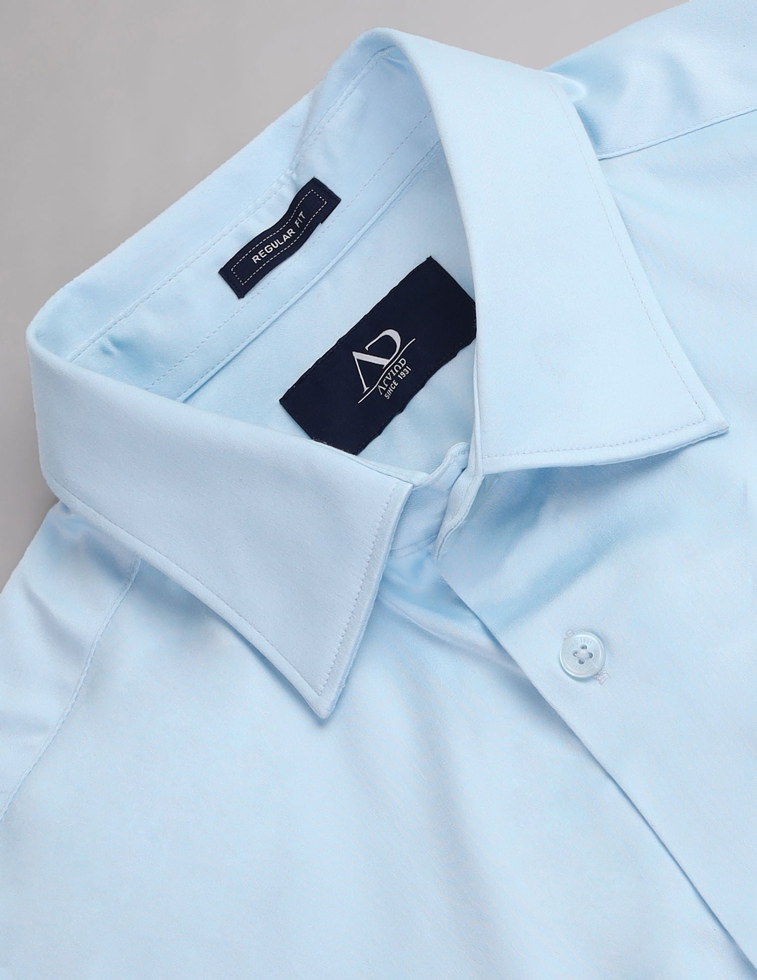 Smart & Regular Fit Sateen Shirt