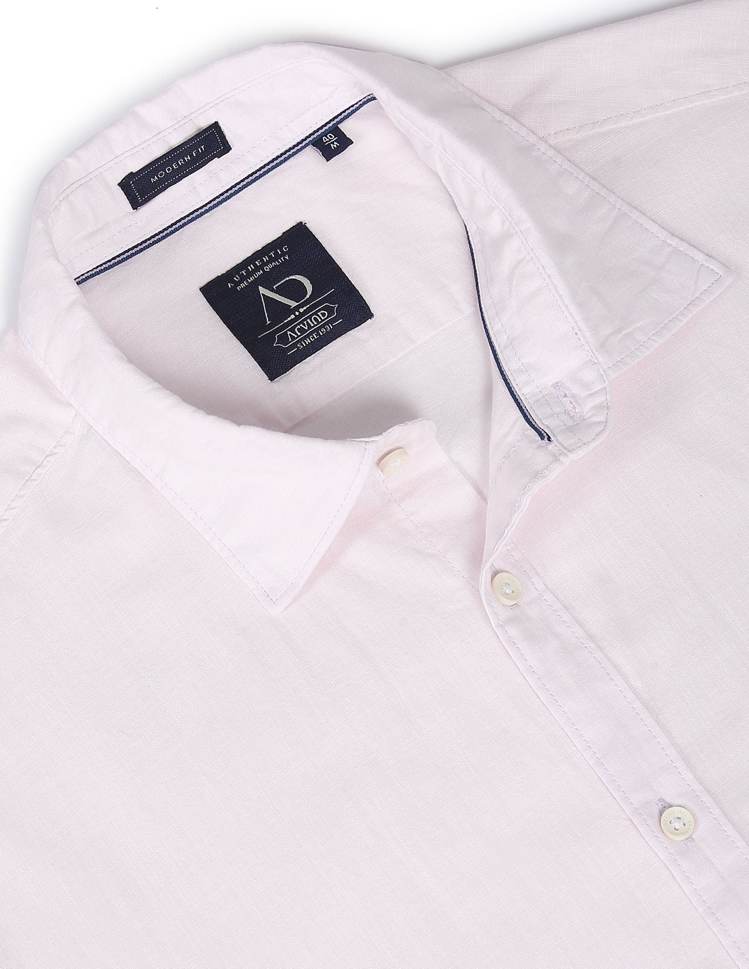 Regular Modern Slim Fit Solid Casual Shirt