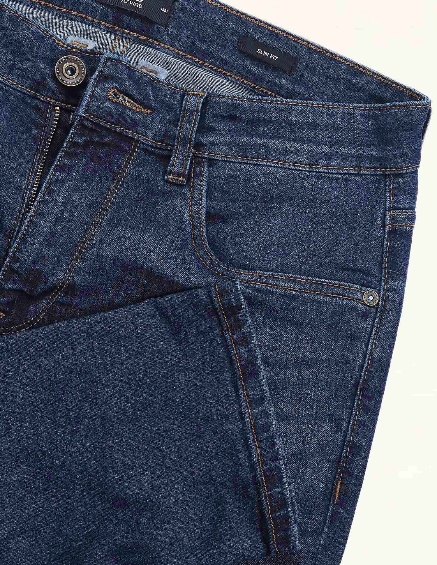 Easy-on slim Fit Mid Rise Jeans