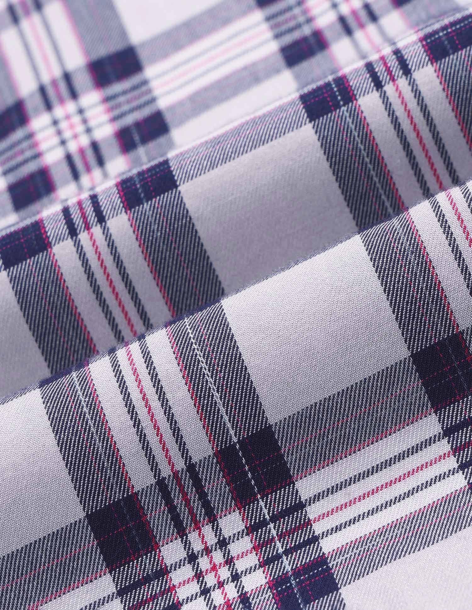 Corporate Sharp Modern Slim Fit Checked Shirt