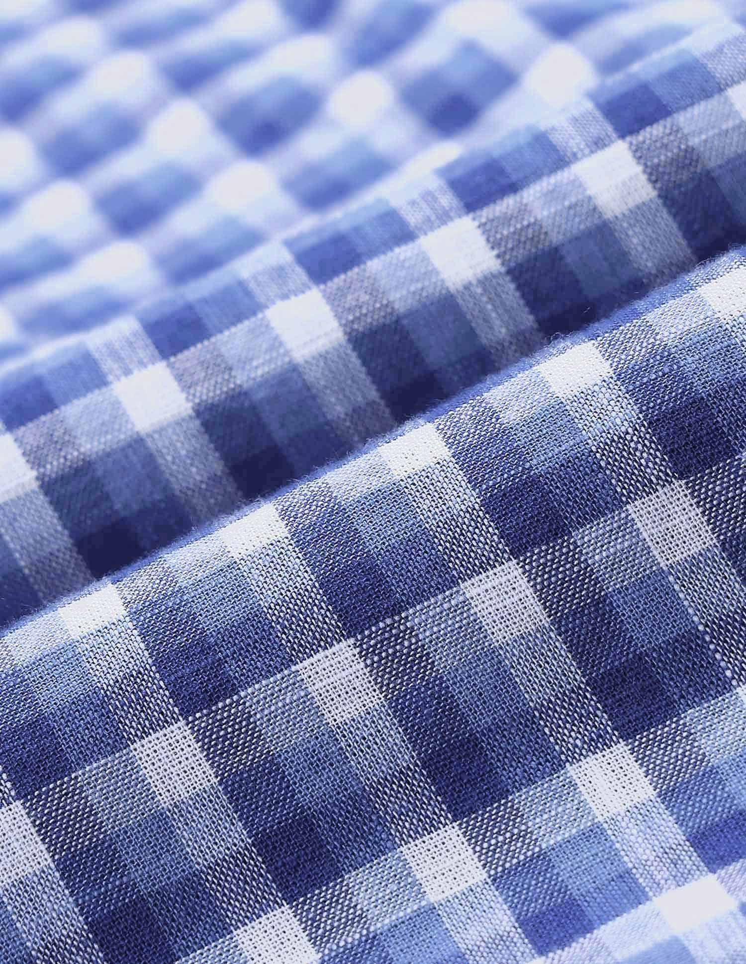 City Chronicles Modern Slim Fit Tartan Checked Shirt