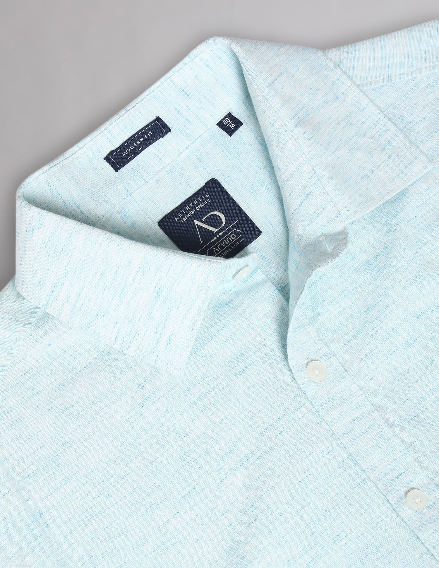 Urban Drift Modern Slim Fit Heathered Summer Shirt