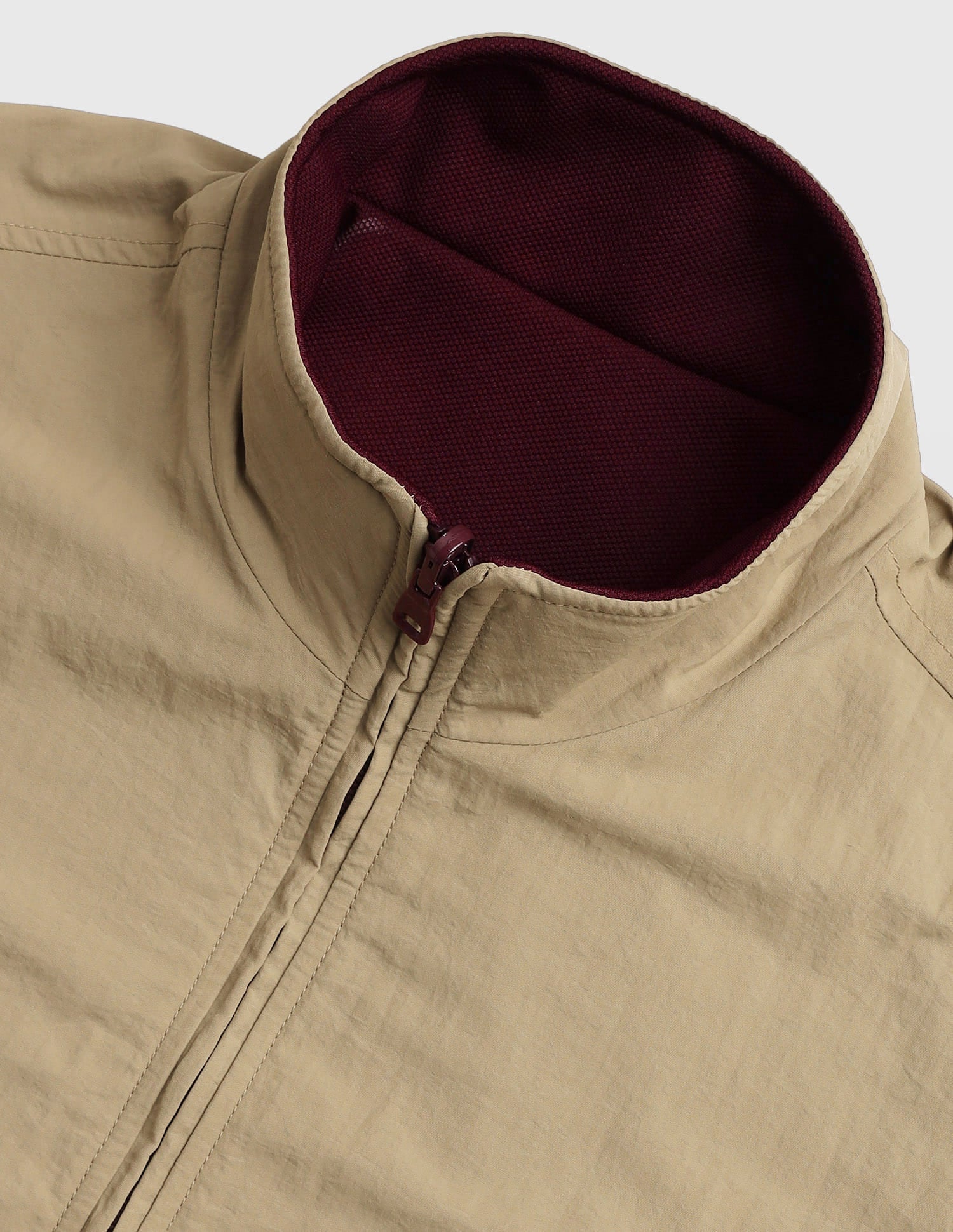 Solid Regular Fit Reversible Jacket