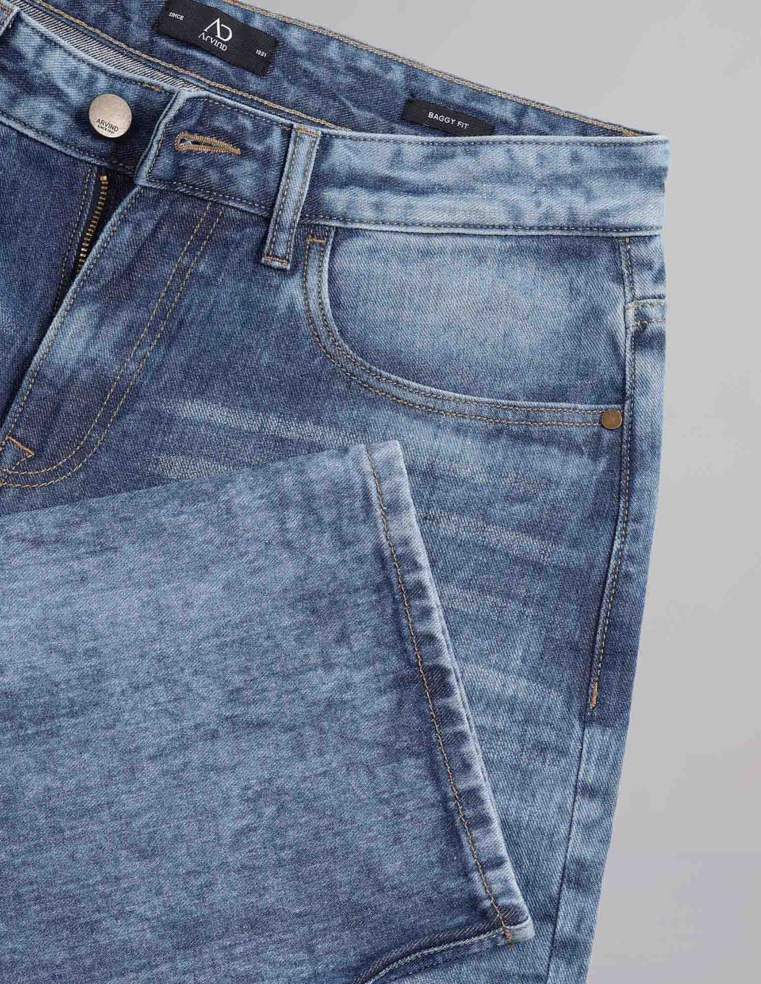 Bloom Baggy Fit Mid Rise Jeans