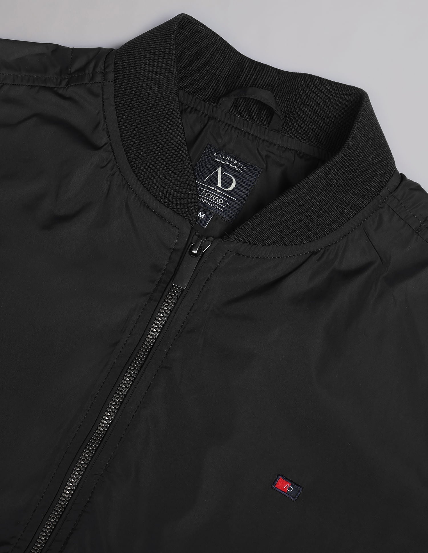 Travel Friendly Solid Foldable Bomber Jacket