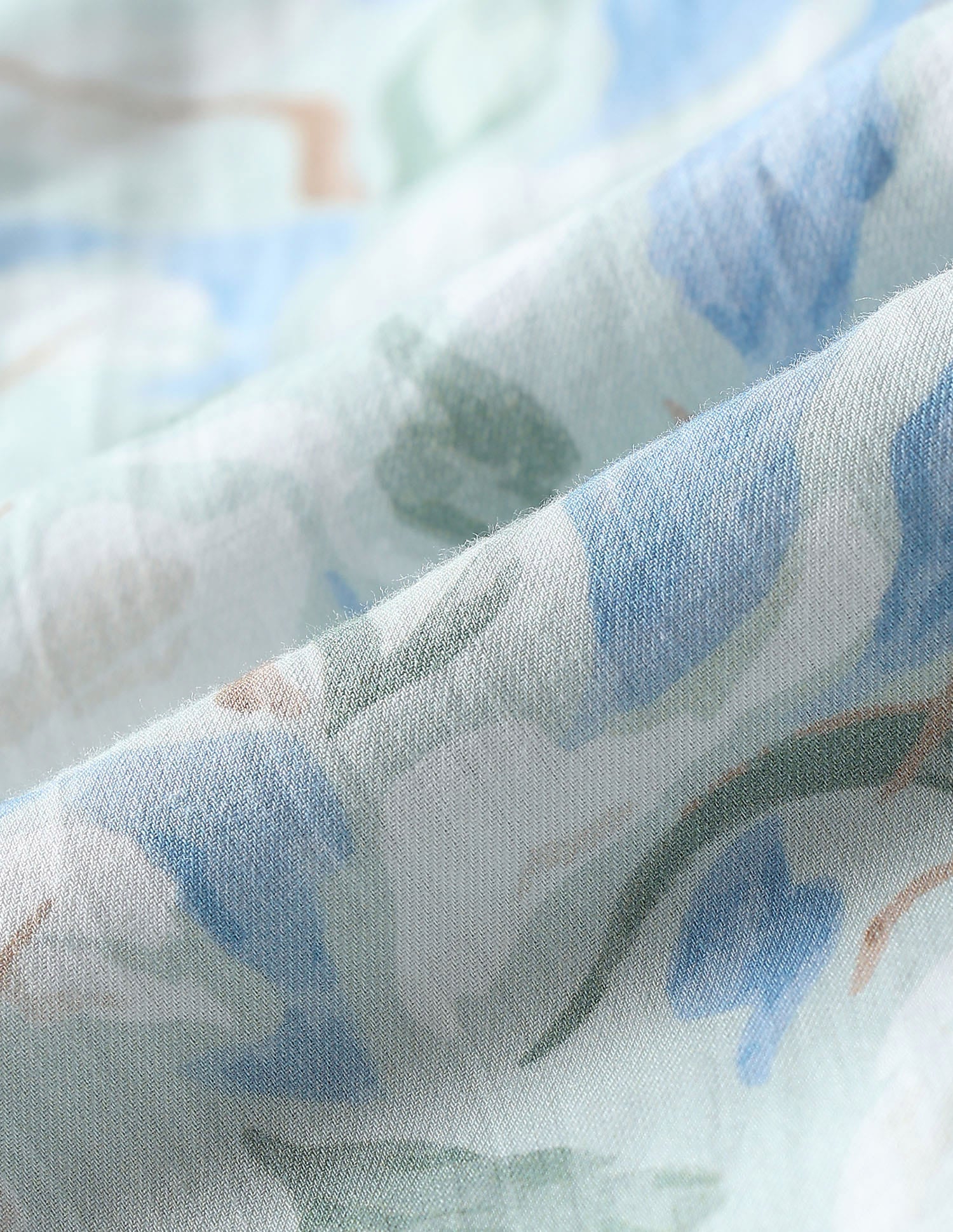 Abstract Printed Slim Fit Twill Shirt