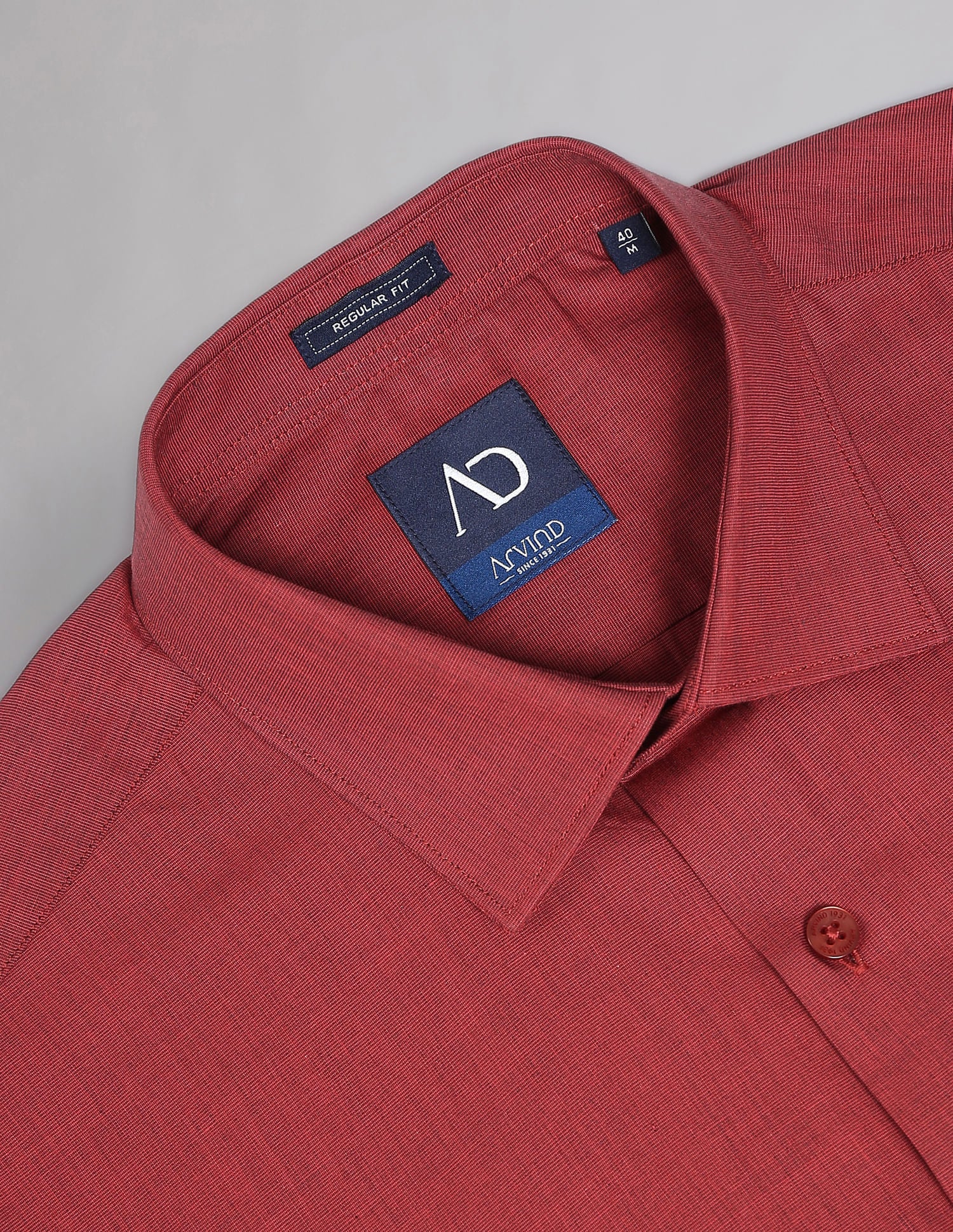 Power Heritage Solid Cotton Formal Shirt with Cutaway Collar