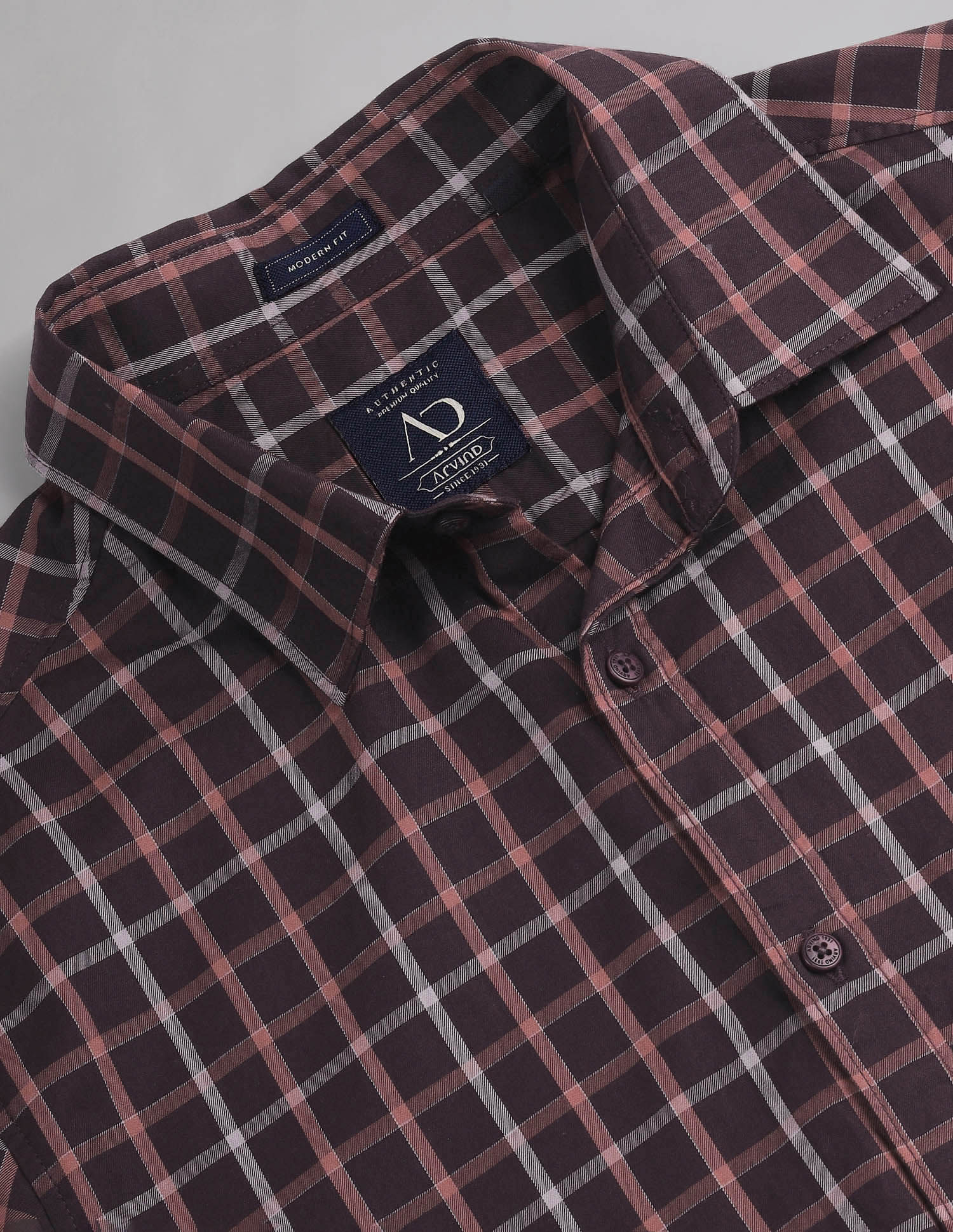 Urban Voyage Tattersall Check Cotton Shirt