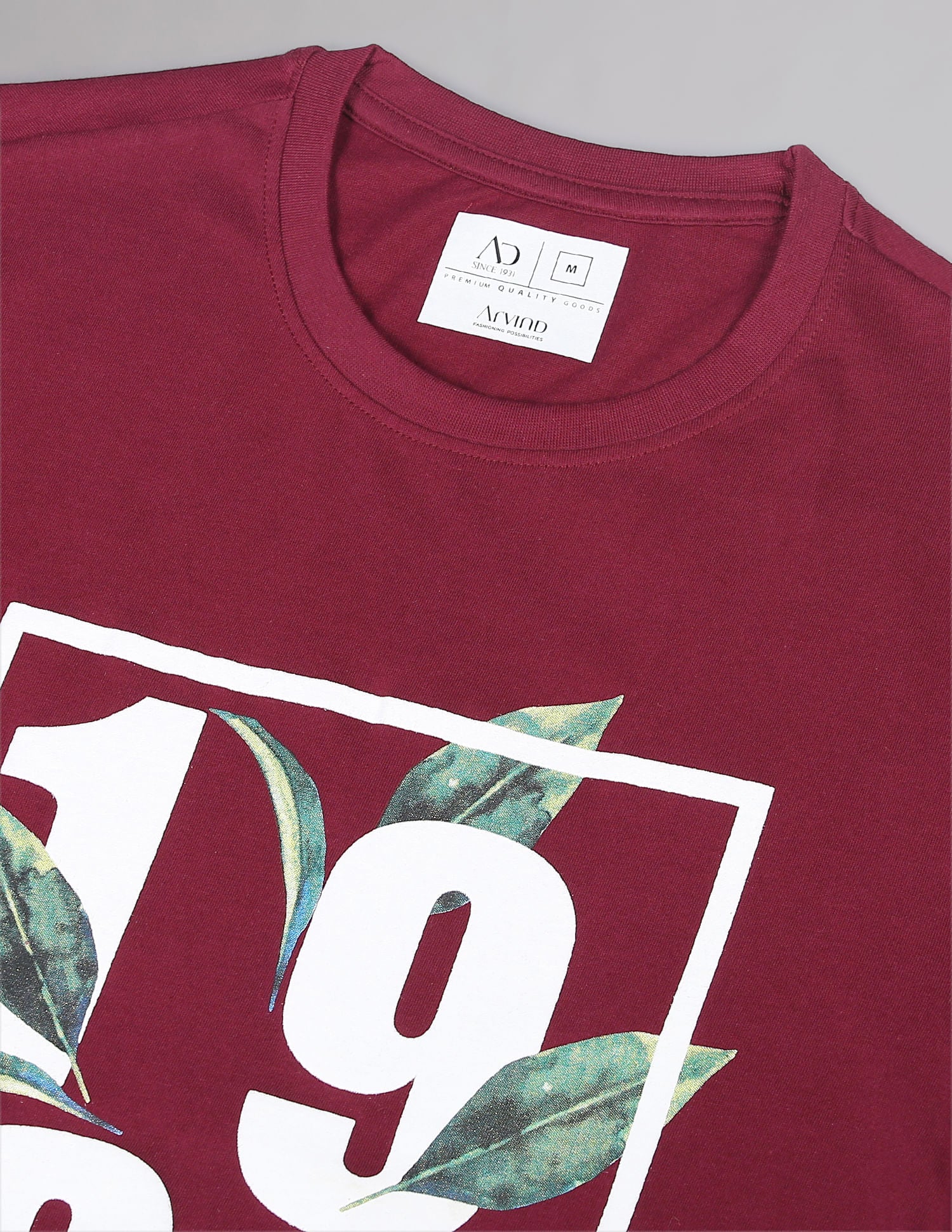 Art-Coded Graphic Print Cotton T-Shirt