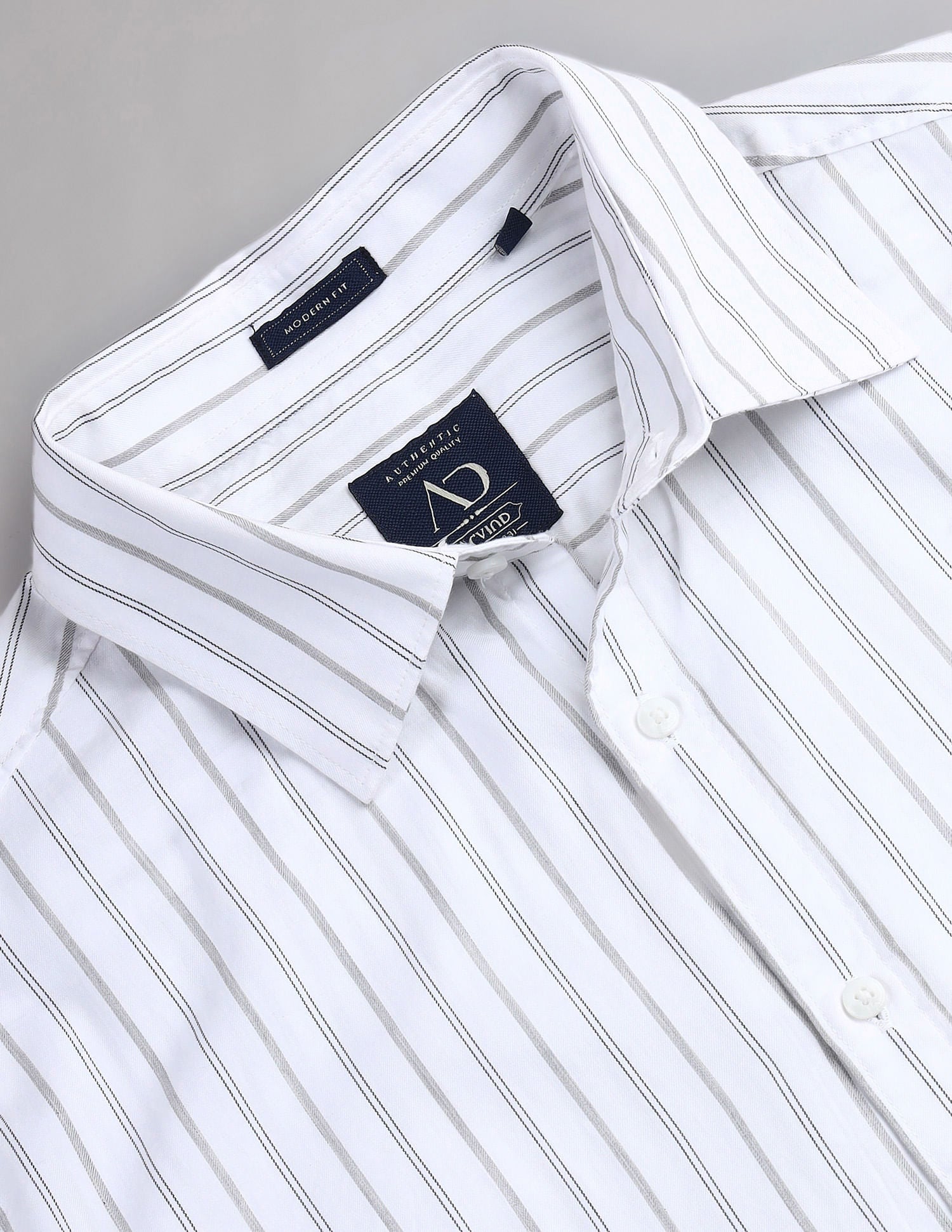 Urban Adventure Vertical Striped Cotton Shirt