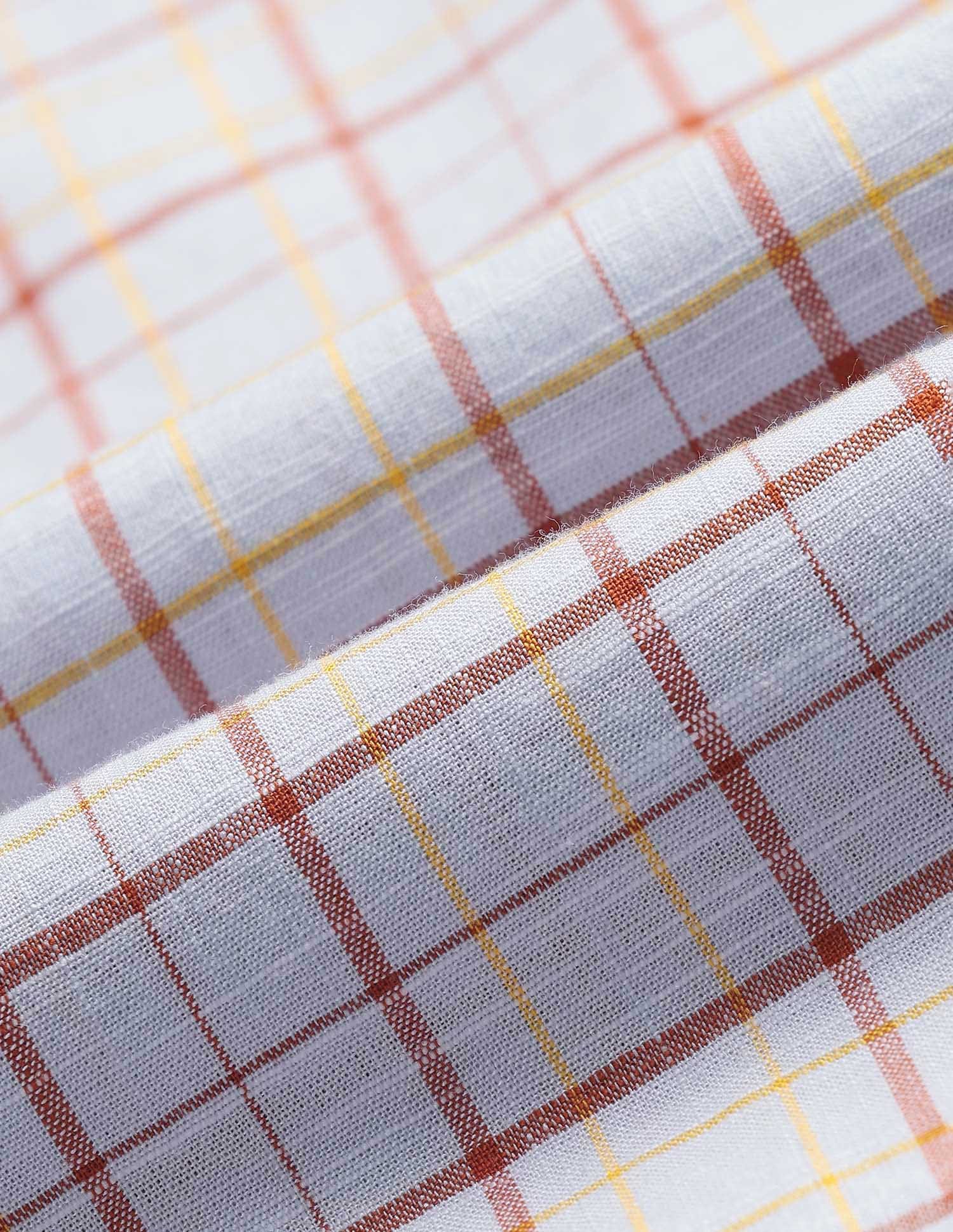 City Chronicles Modern Slim Fit Tartan Checked Shirt