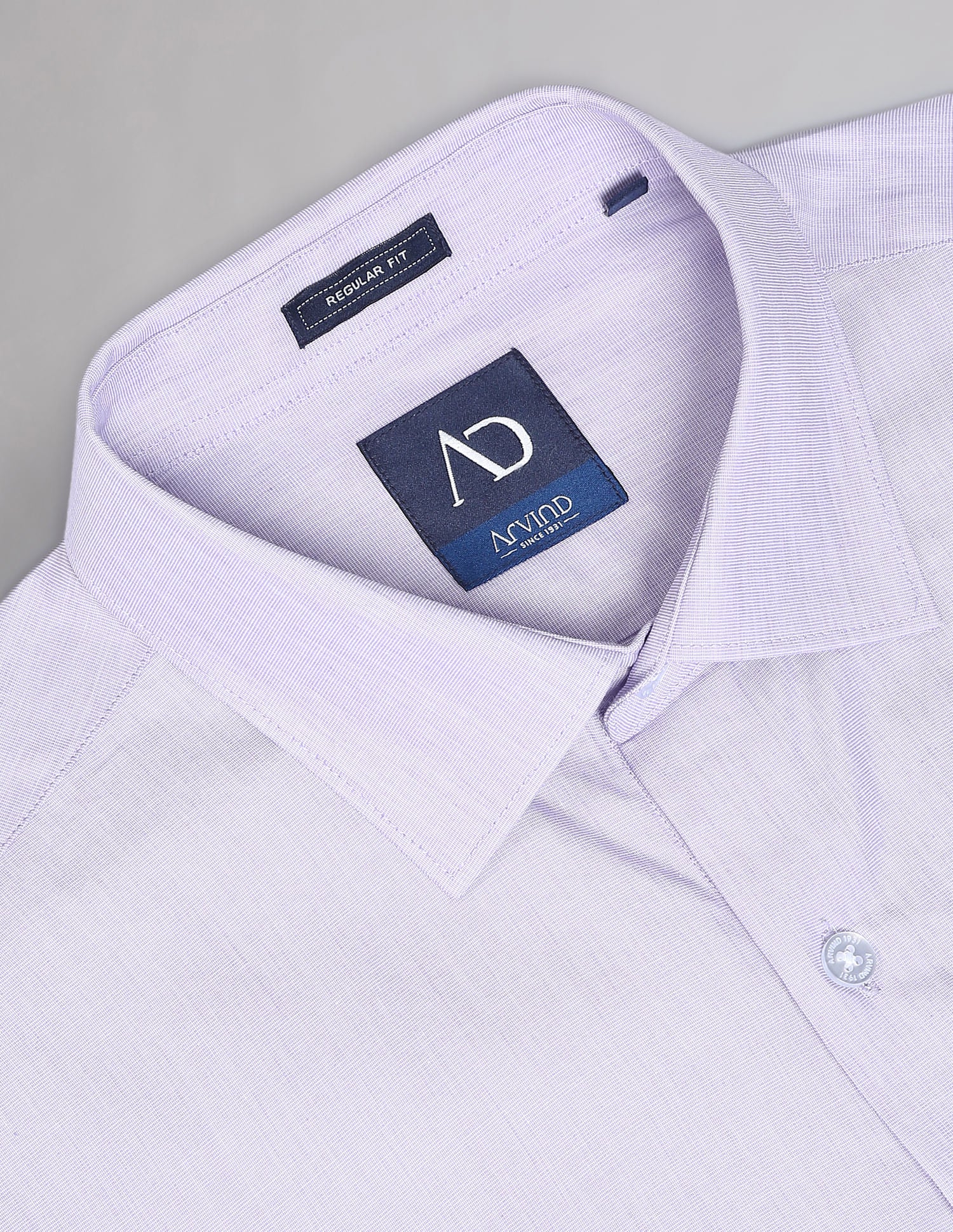 Power Heritage Solid Cotton Formal Shirt with Cutaway Collar