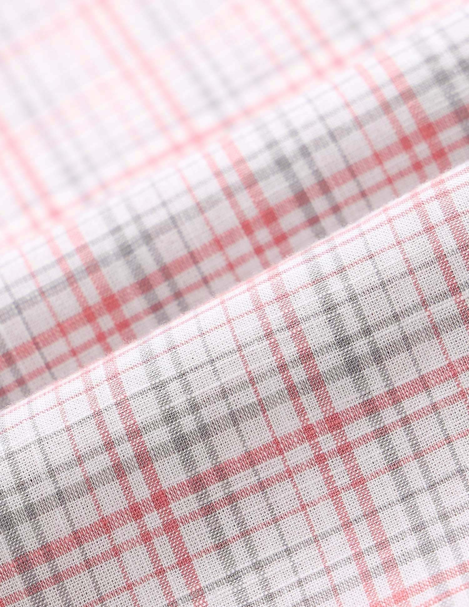 City Chronicles Modern Slim Fit Tartan Checked Shirt