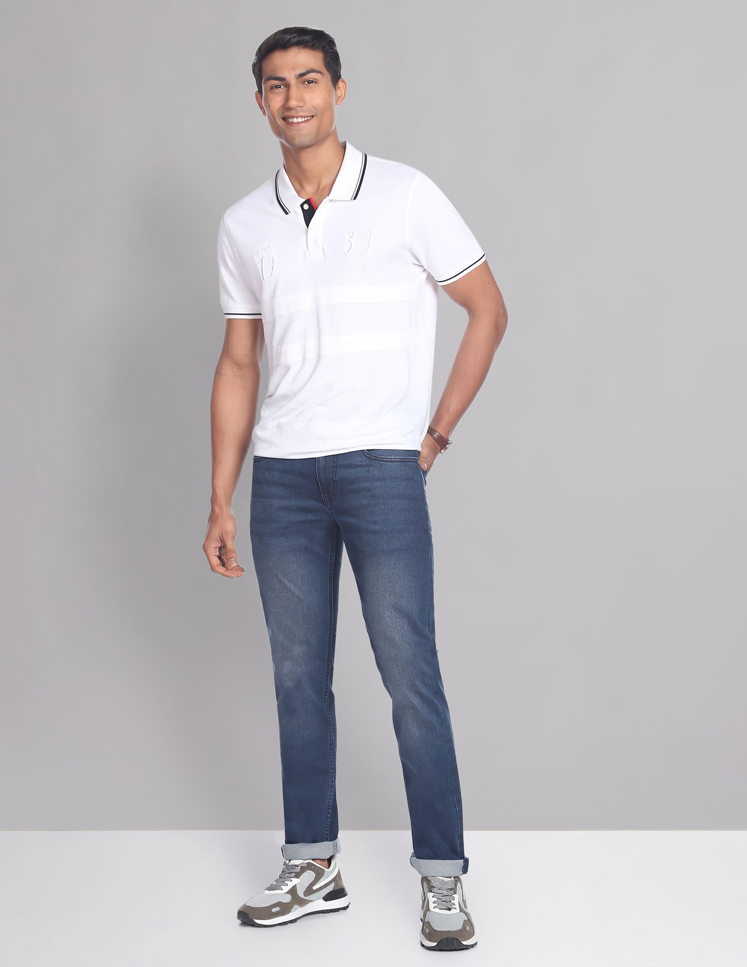Skinny Fit Stone Wash All Day Jeans