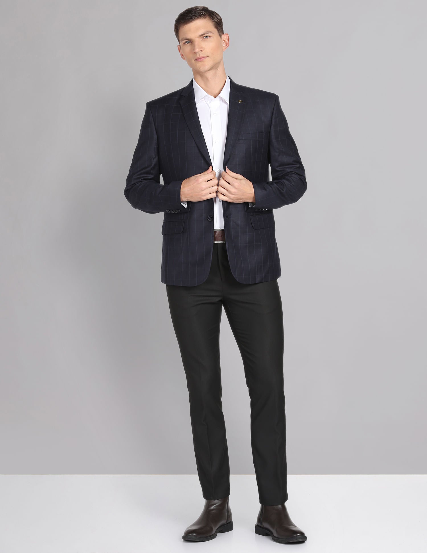 Tattersall Check Twill Blazer