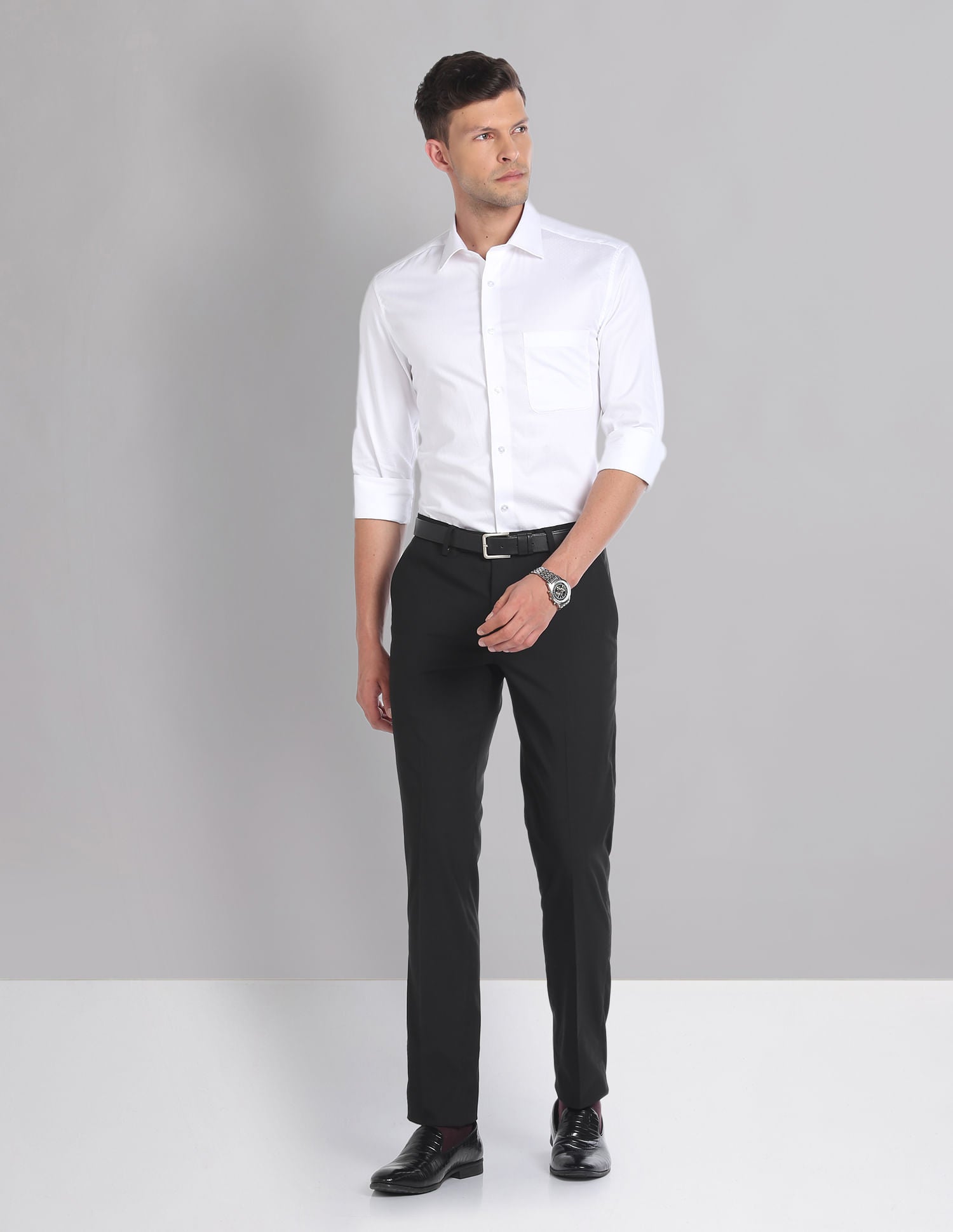 Everyday Ready Mid Rise Flat Front Trousers