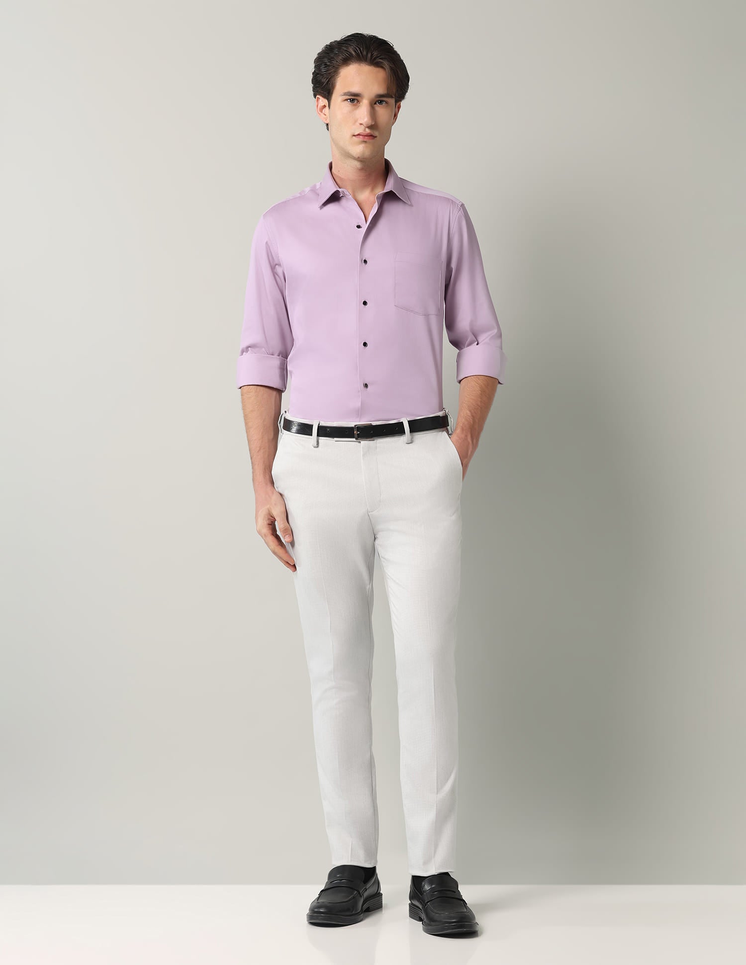 Solid Slim Fit Shirt