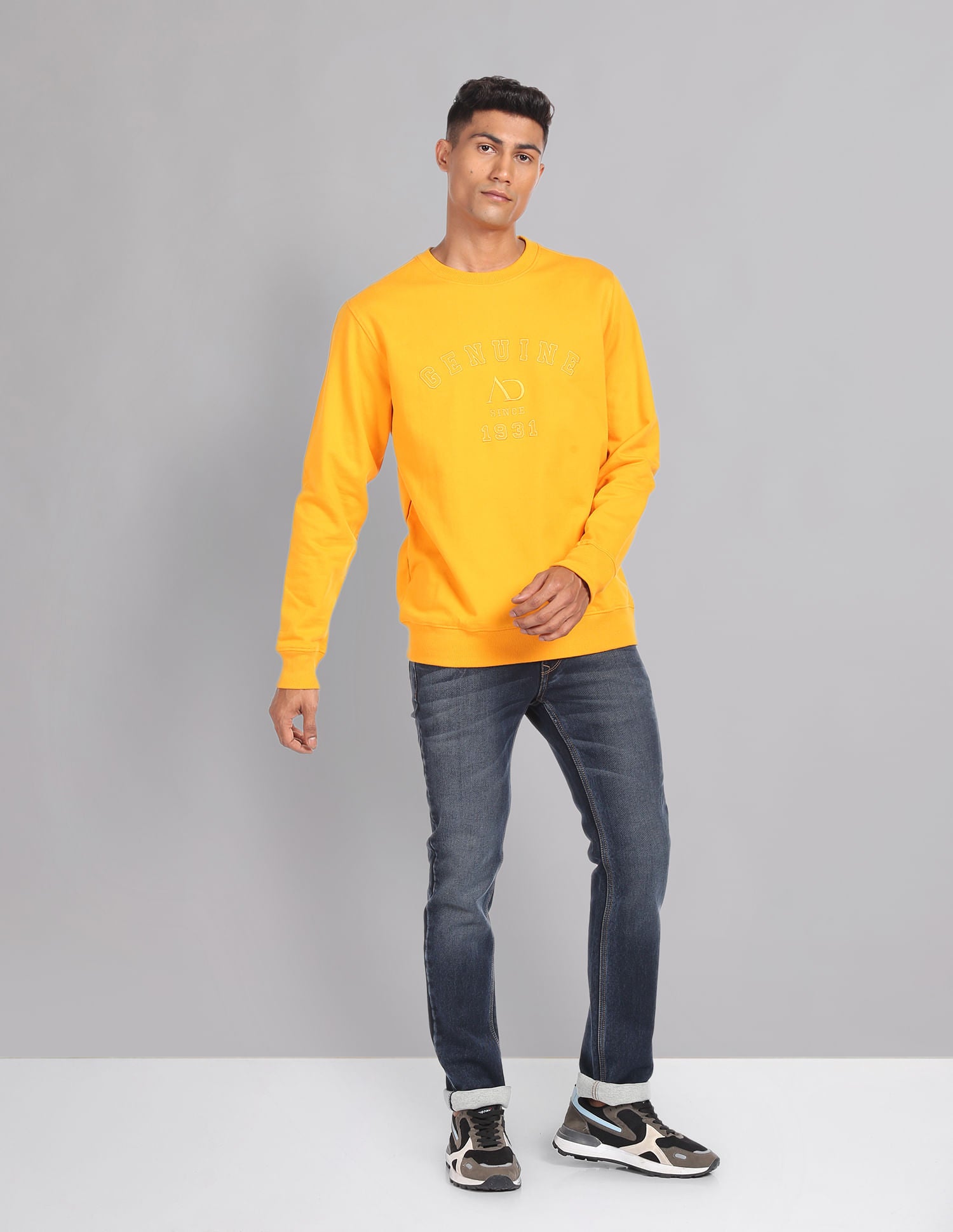 Effortless Sophistication Crew Neck Moistex Sweatshirt