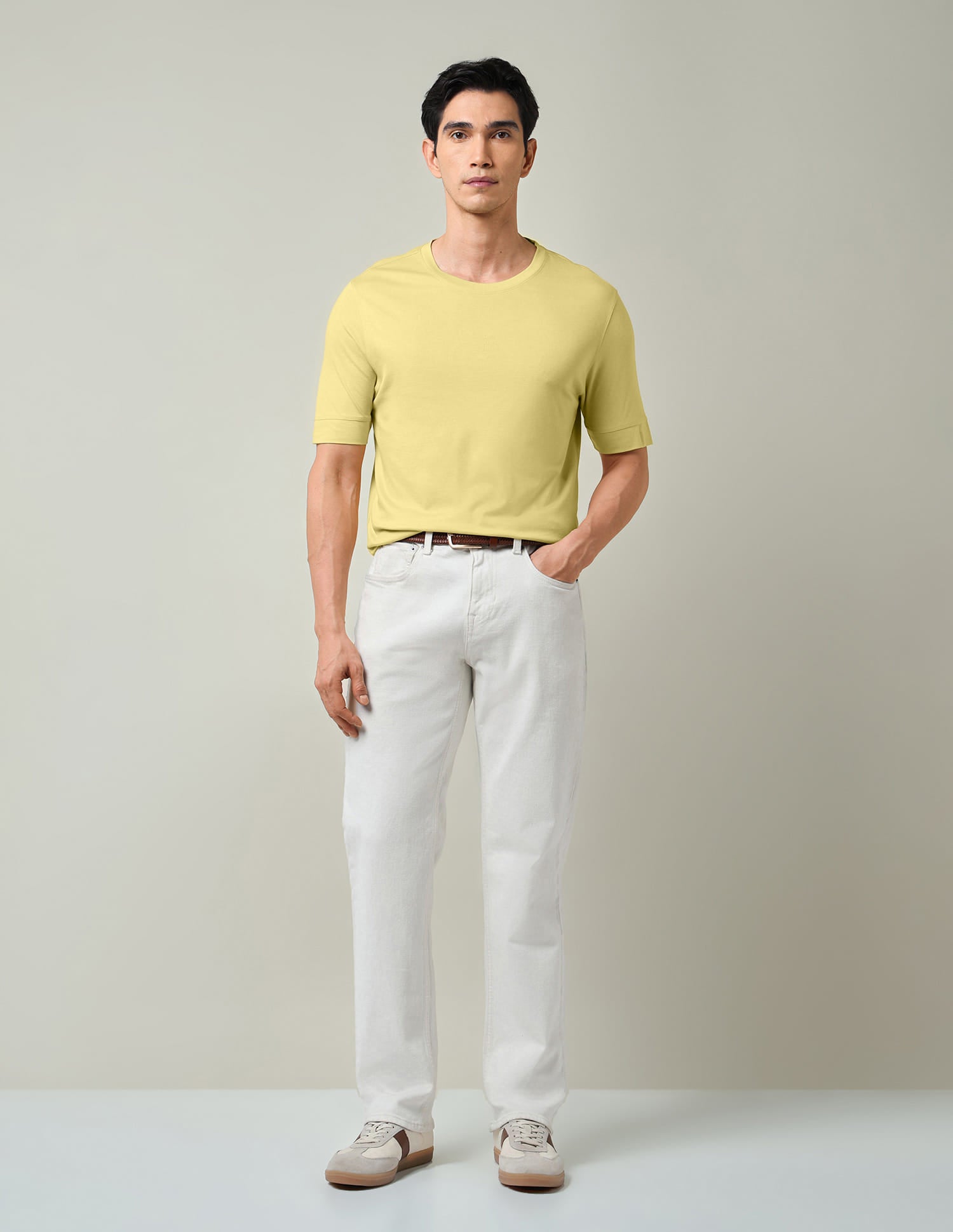 Stylish & Solid Regular Fit T-Shirt