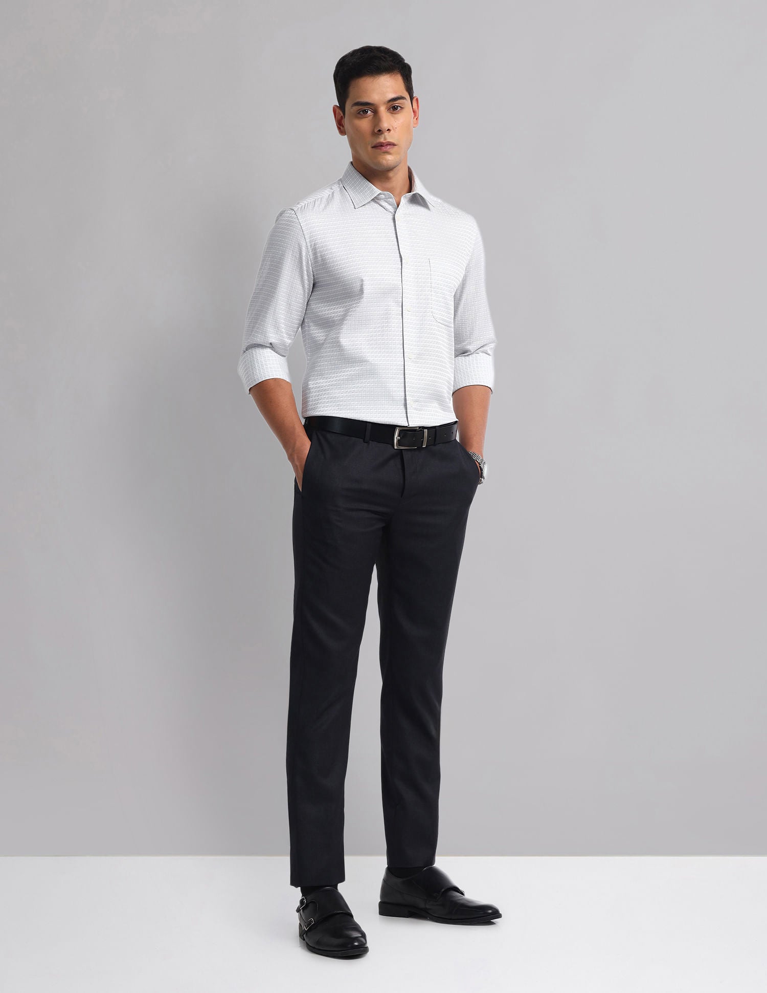 Everyday Staple Graph Check Cotton Shirt