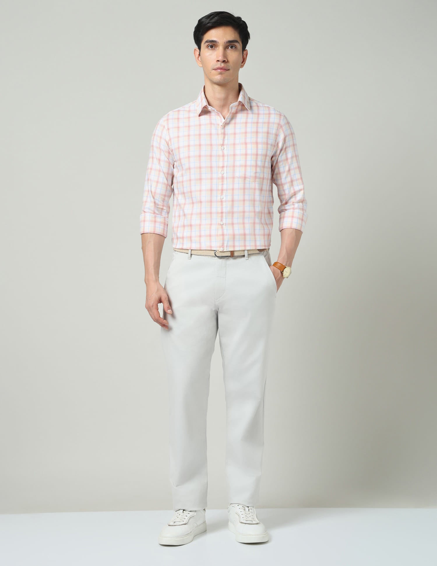Contemporary Rewind Tartan Checked Refined Twill Shirt