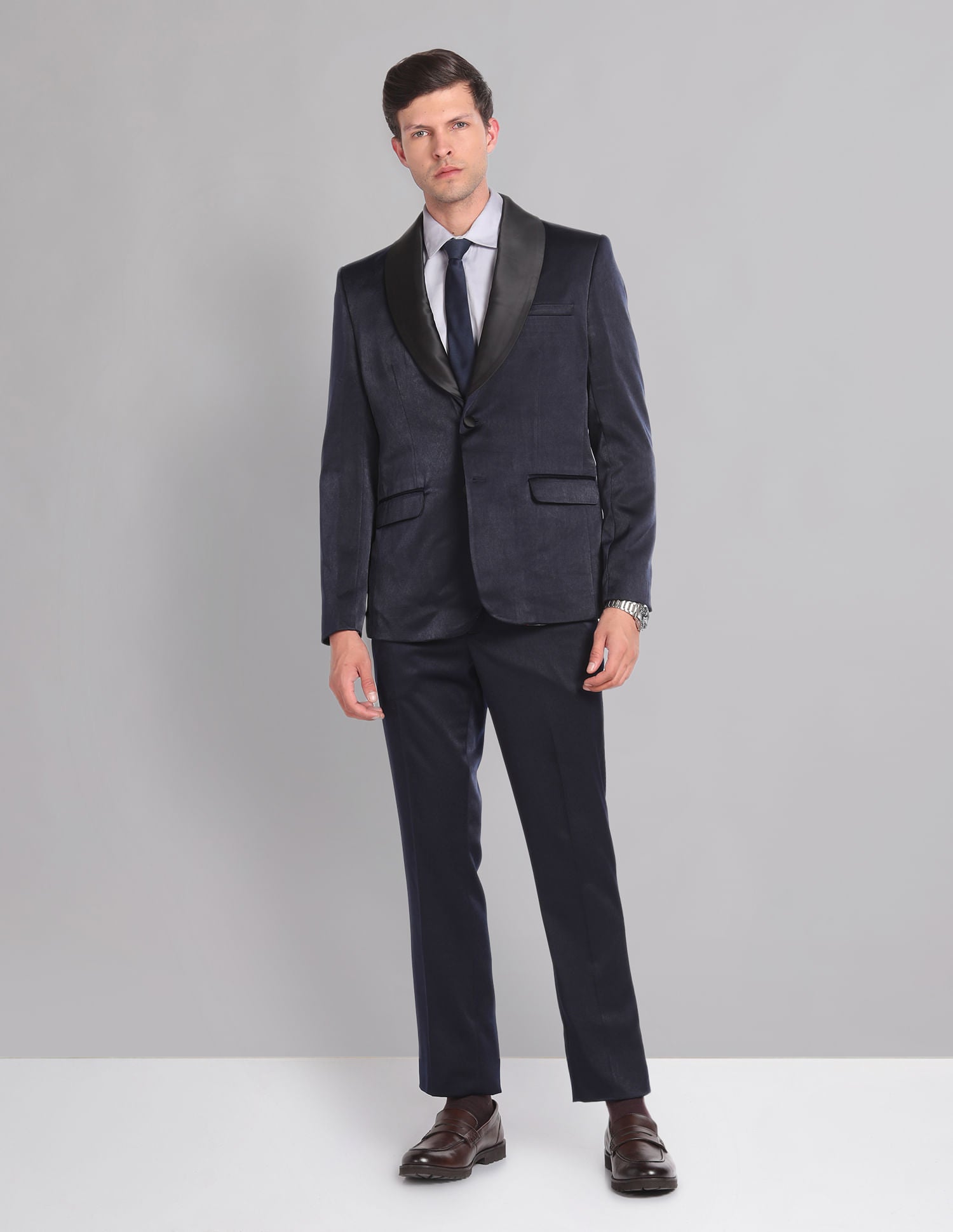 Office Classic Single Breasted Two Piece Suit