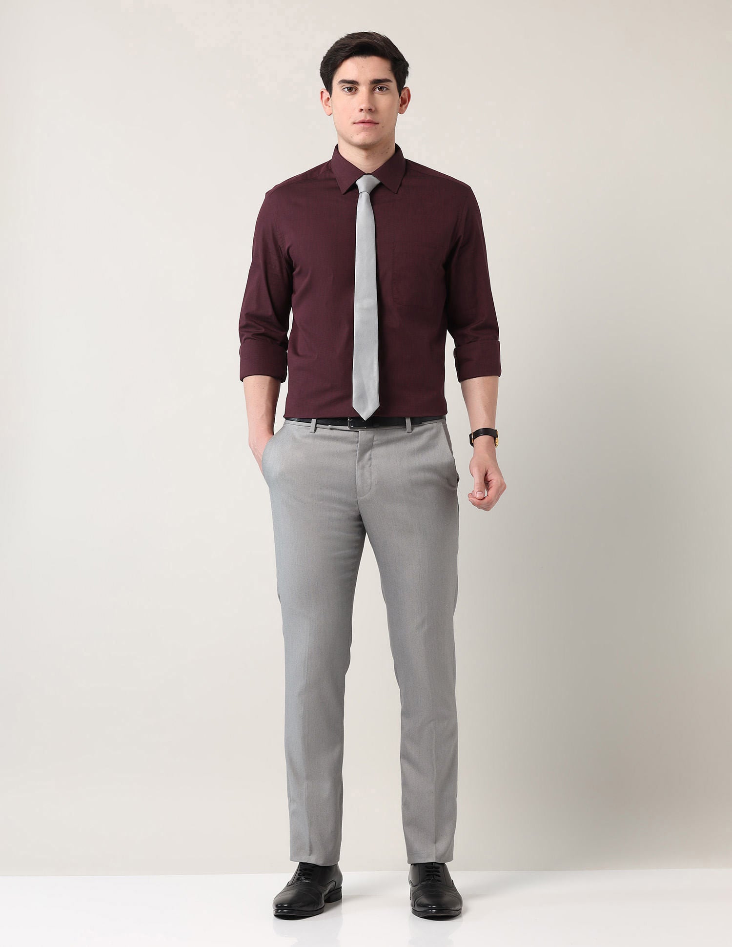 Classic Regular Fit Solid Shirt