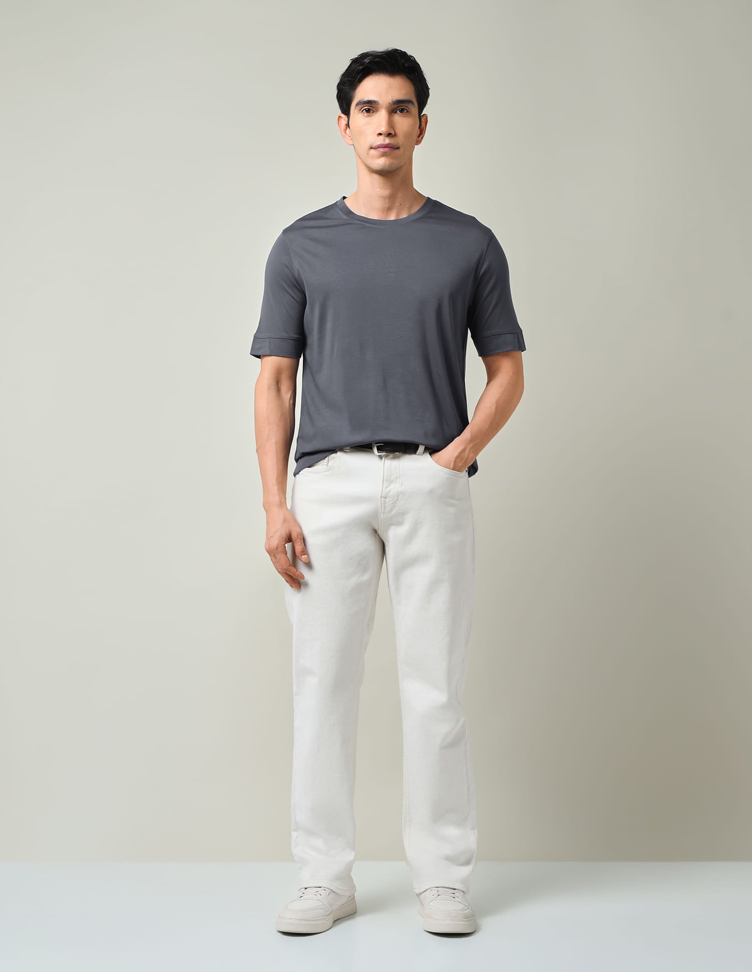 Stylish & Solid Regular Fit T-Shirt