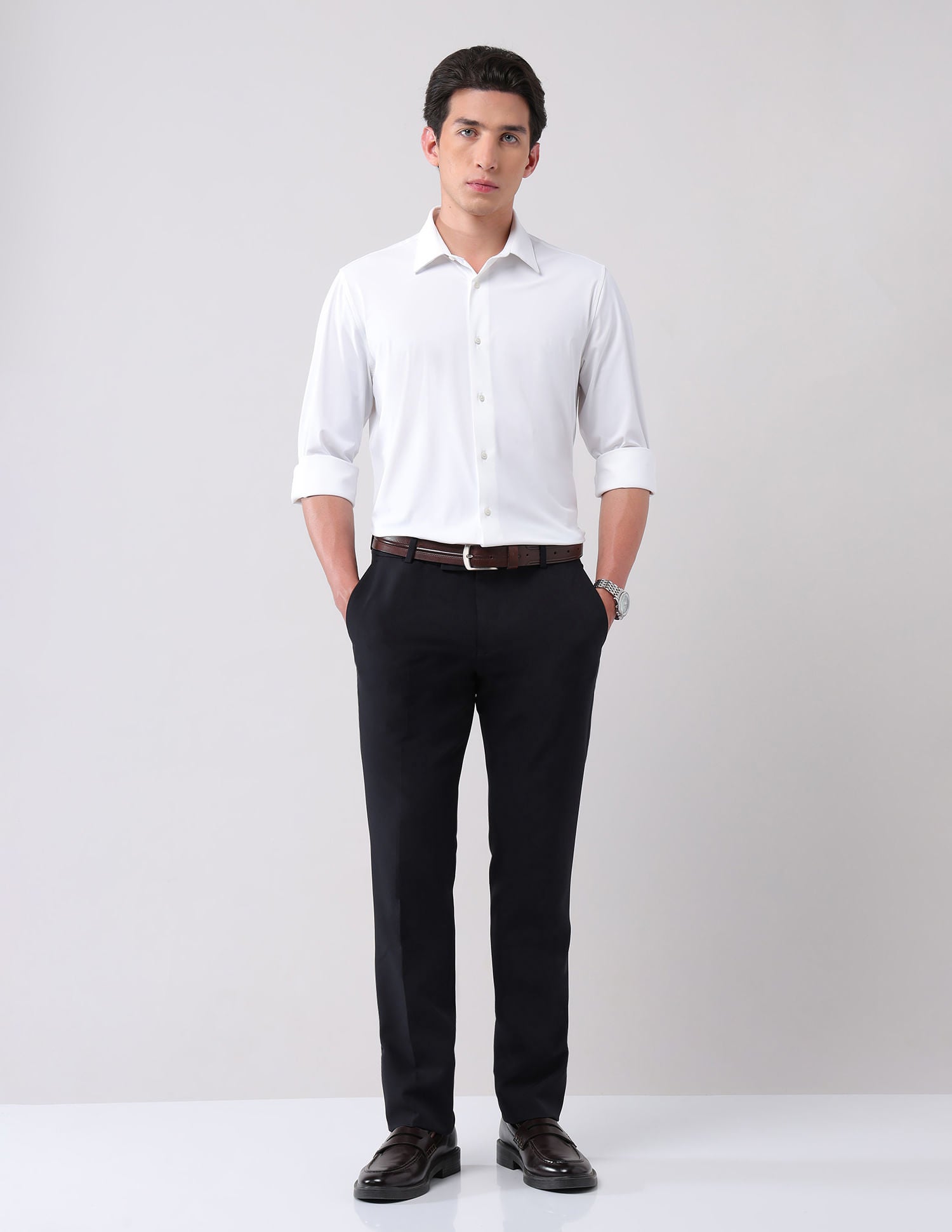 Office Hour Modern Slim Fit Formal Trousers