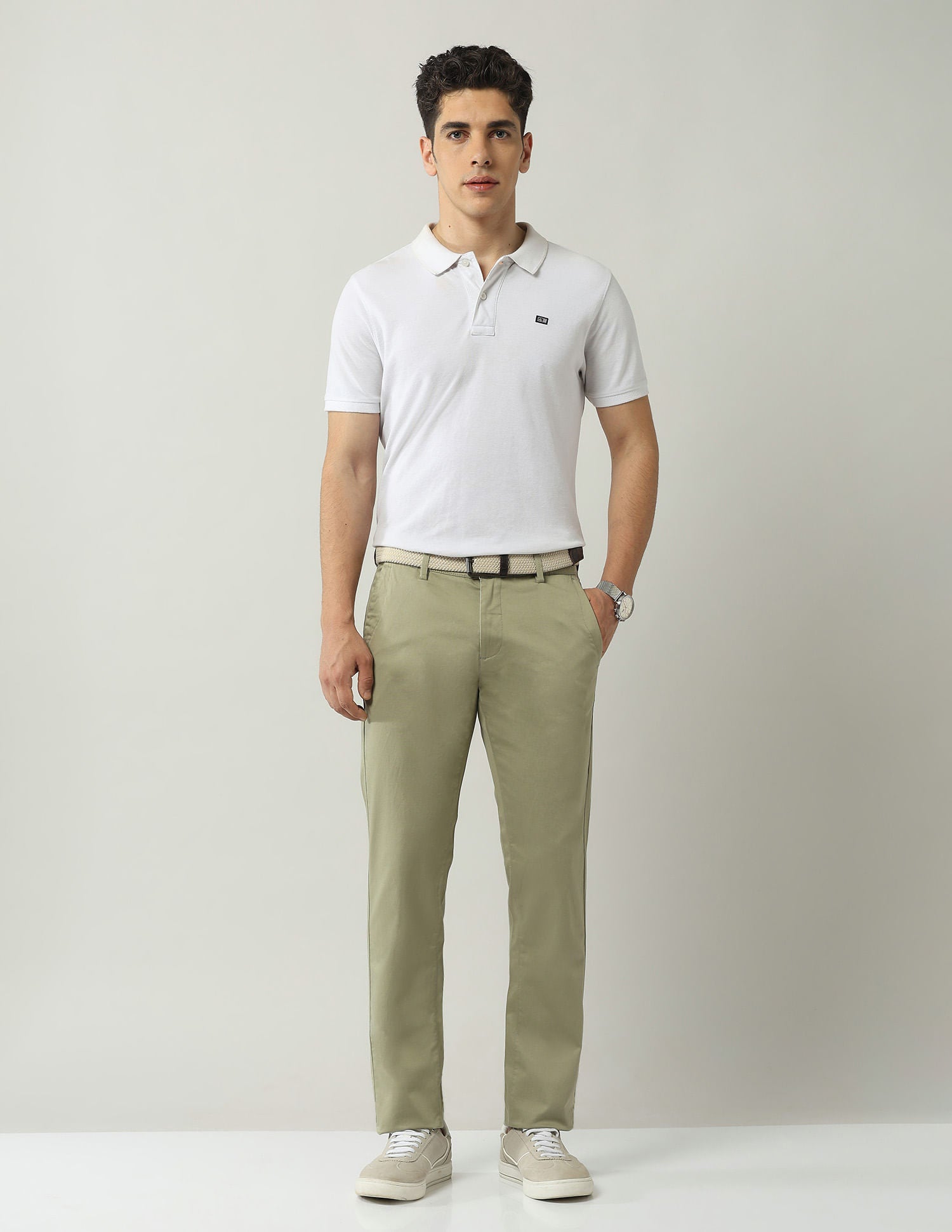 Everyday Ready Mid Rise Modern Slim Fit Chinos