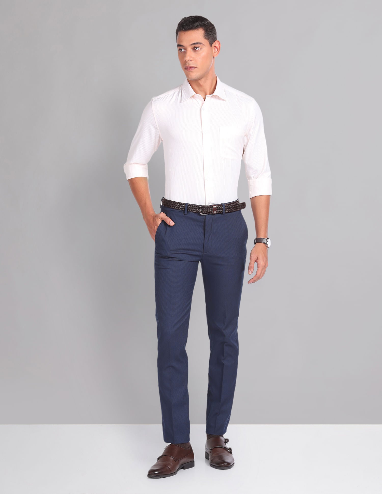 Vertical Stripe Sartorial Formal Shirt