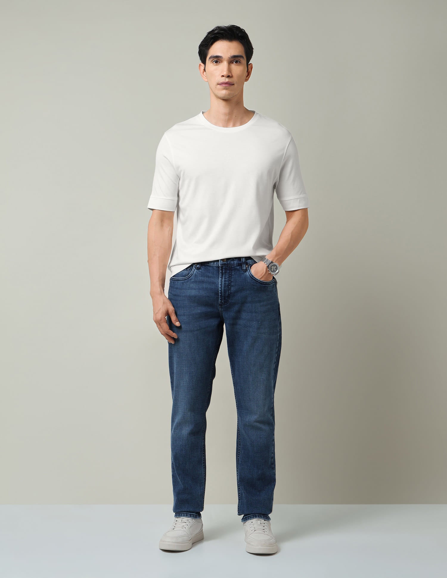 Stylish & Solid Regular Fit T-Shirt