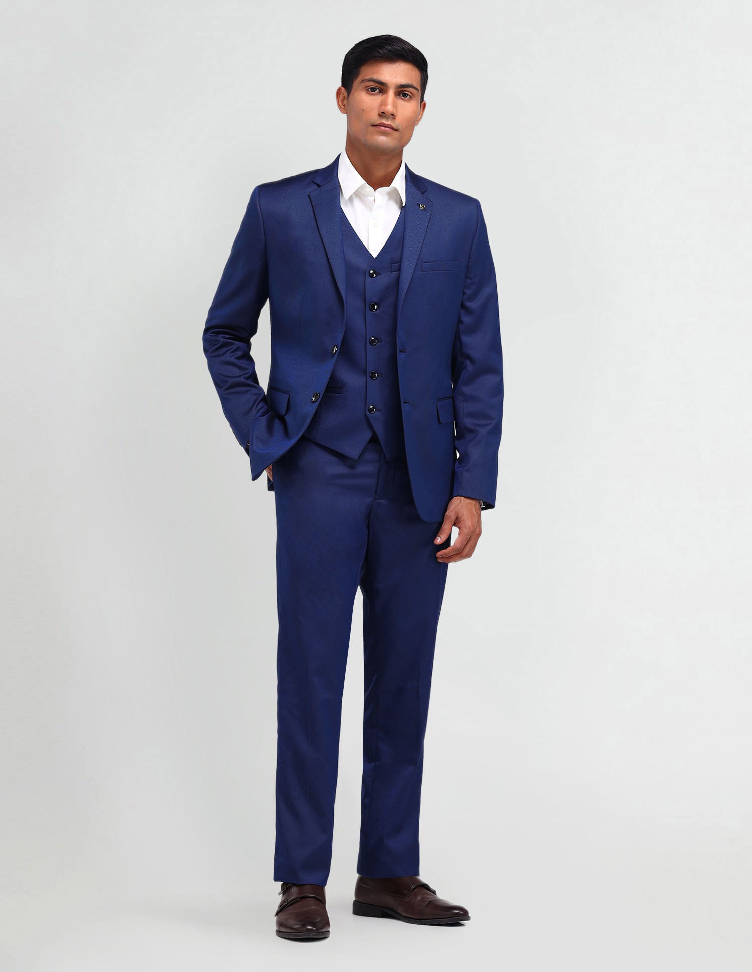 Executive Edged Tailored Fit Three Piece Suit
