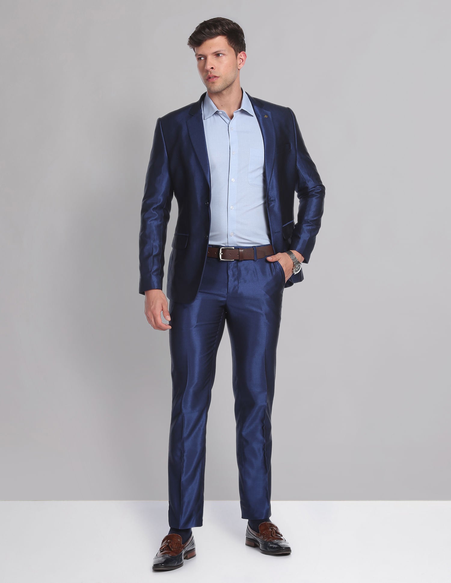Office Classic Single Breasted Two Piece Suit