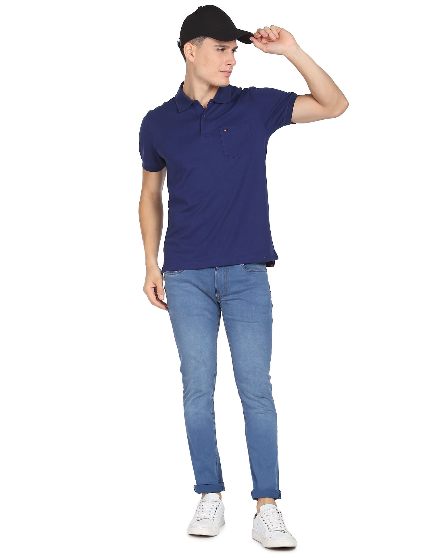 Style Flex Chest Pocket Easy Polo Shirt