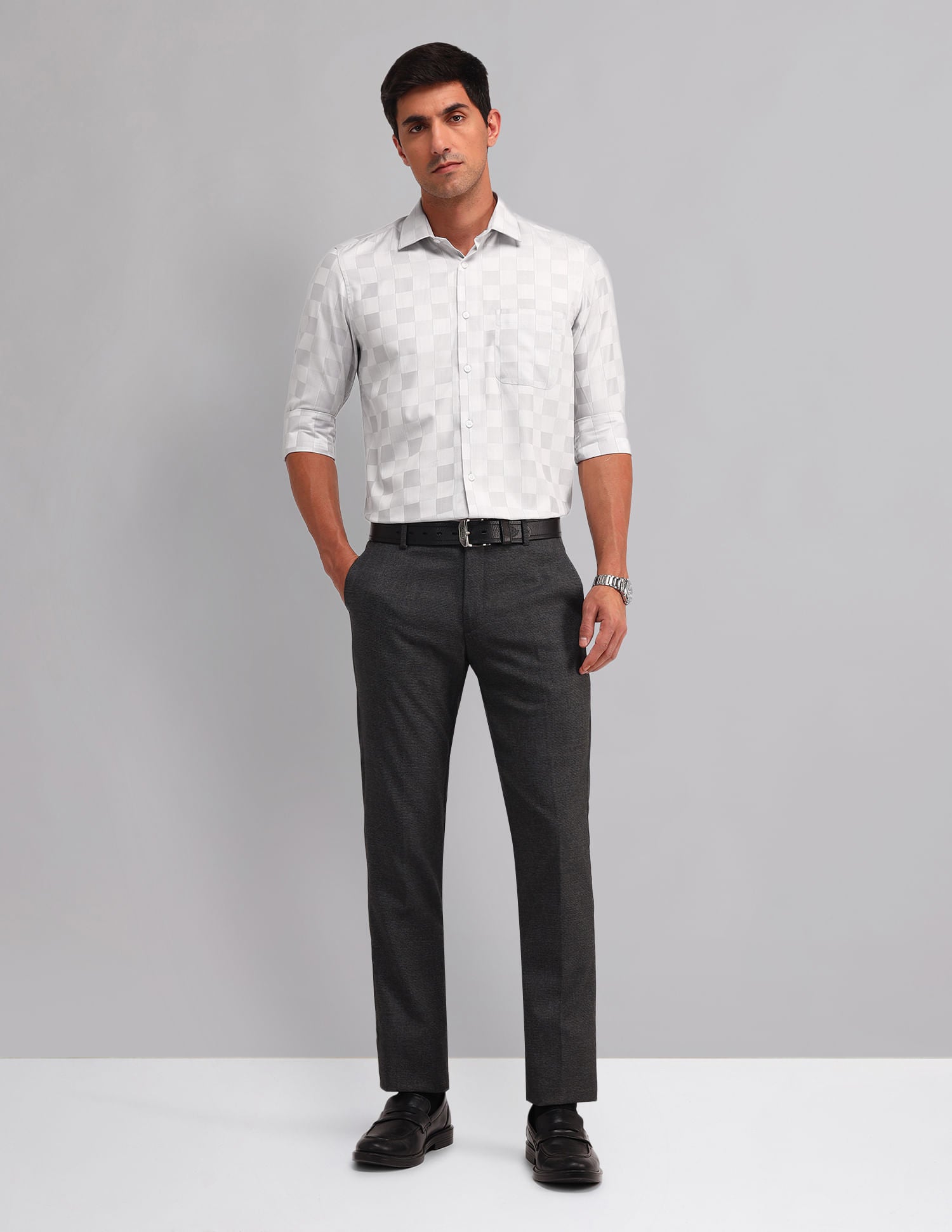 Everyday Essential Regular Fit Gingham Checked Shirt