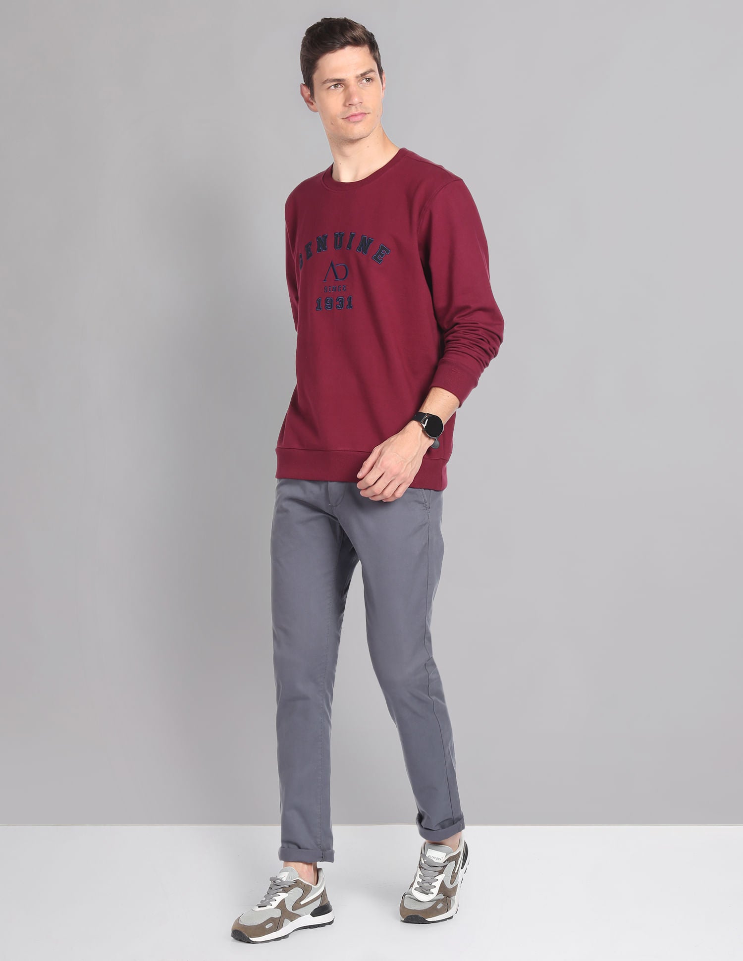 Closet Staple Pure Cotton Slim Fit Sweatshirt