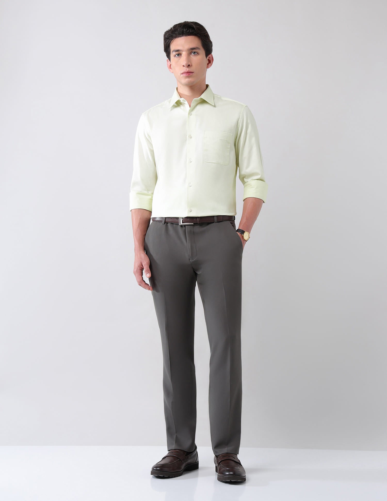 Style-Draped Regular Fit Abstract Printed Shirt