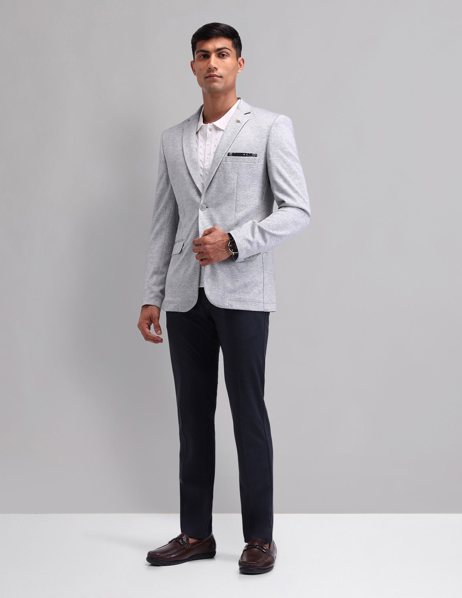 Wardrobe Essential Tailored Fit Single Breasted Blazer