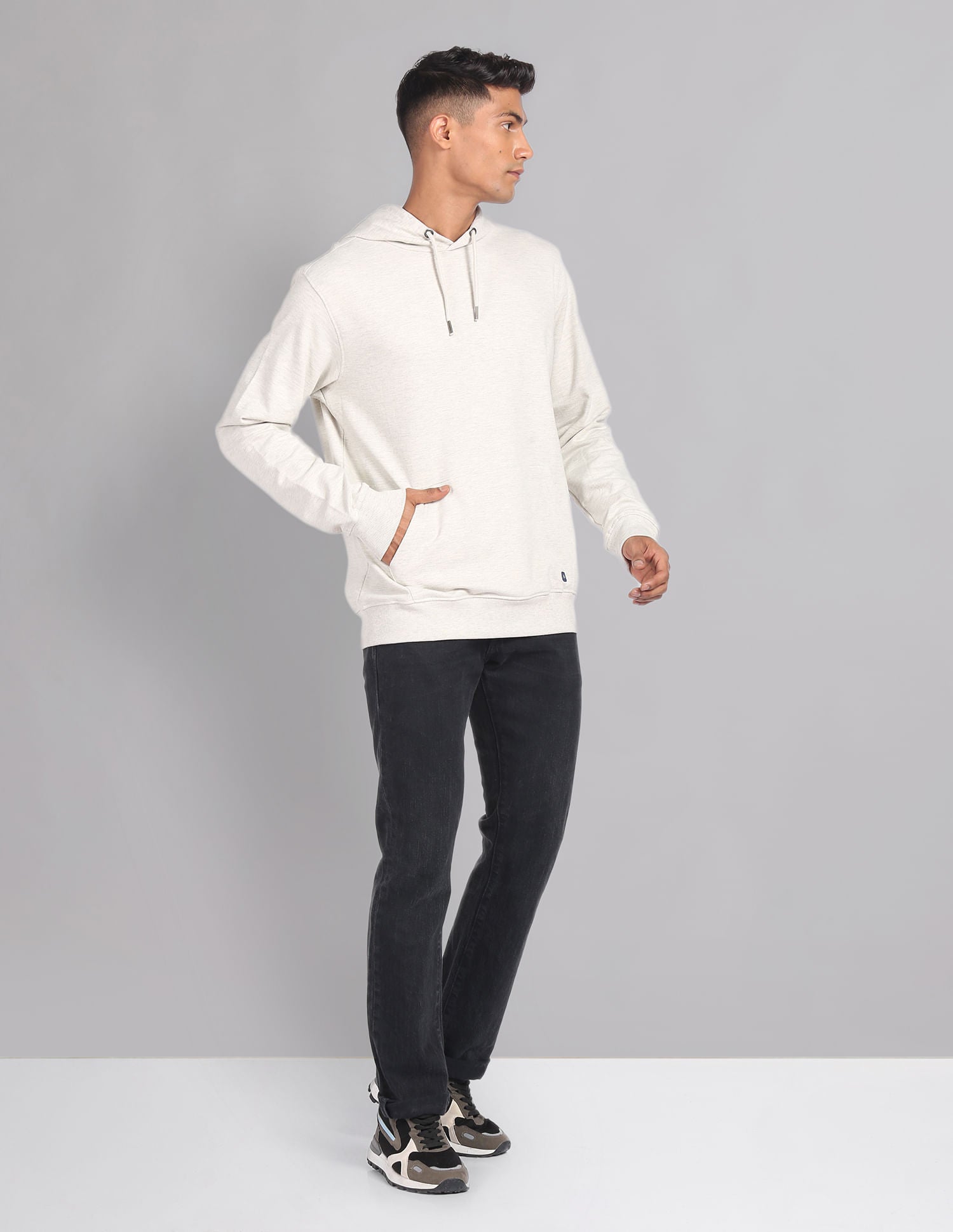 All Day Adventure Embroidered Moistex Hooded Sweatshirt