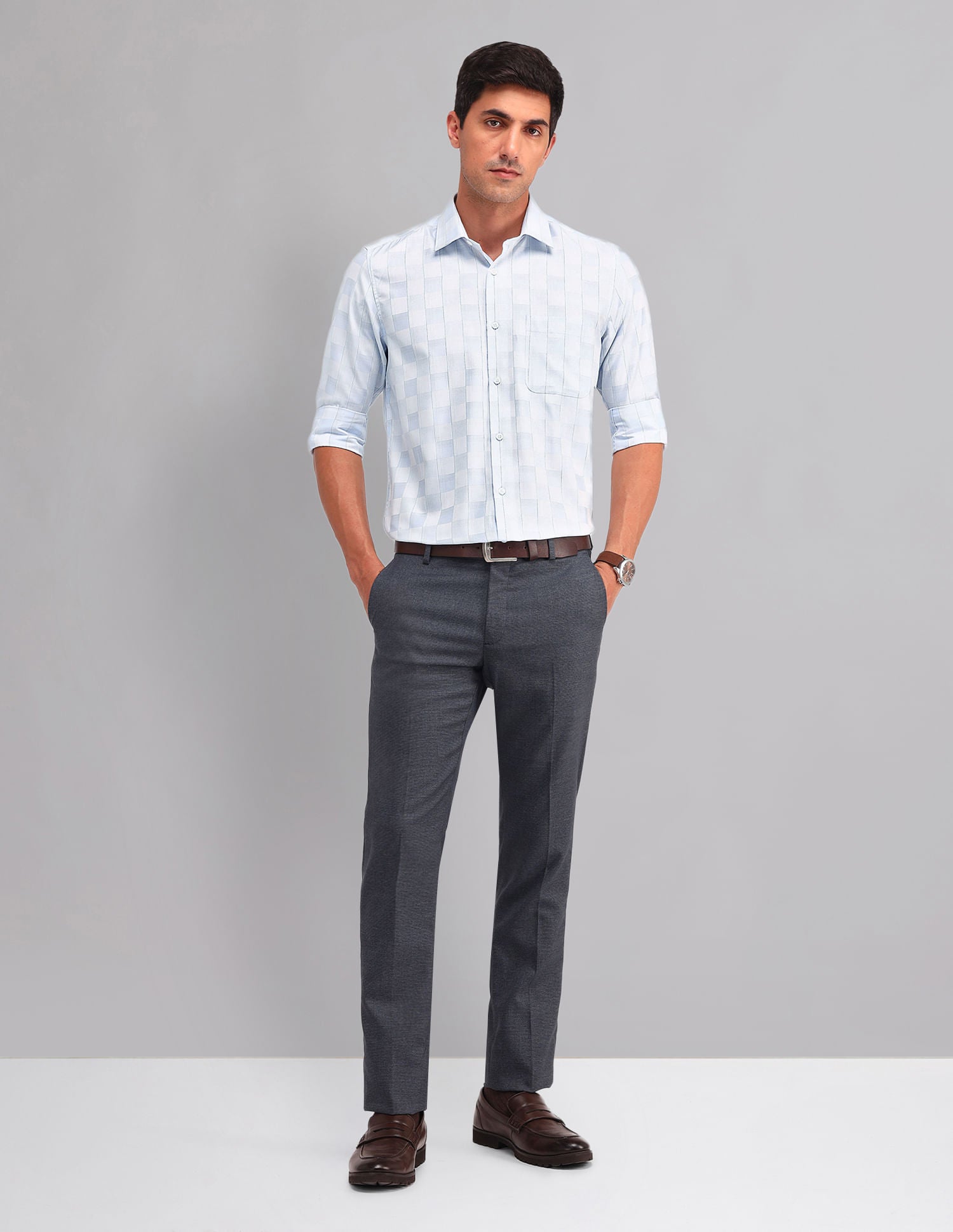 Everyday Essential Regular Fit Gingham Checked Shirt