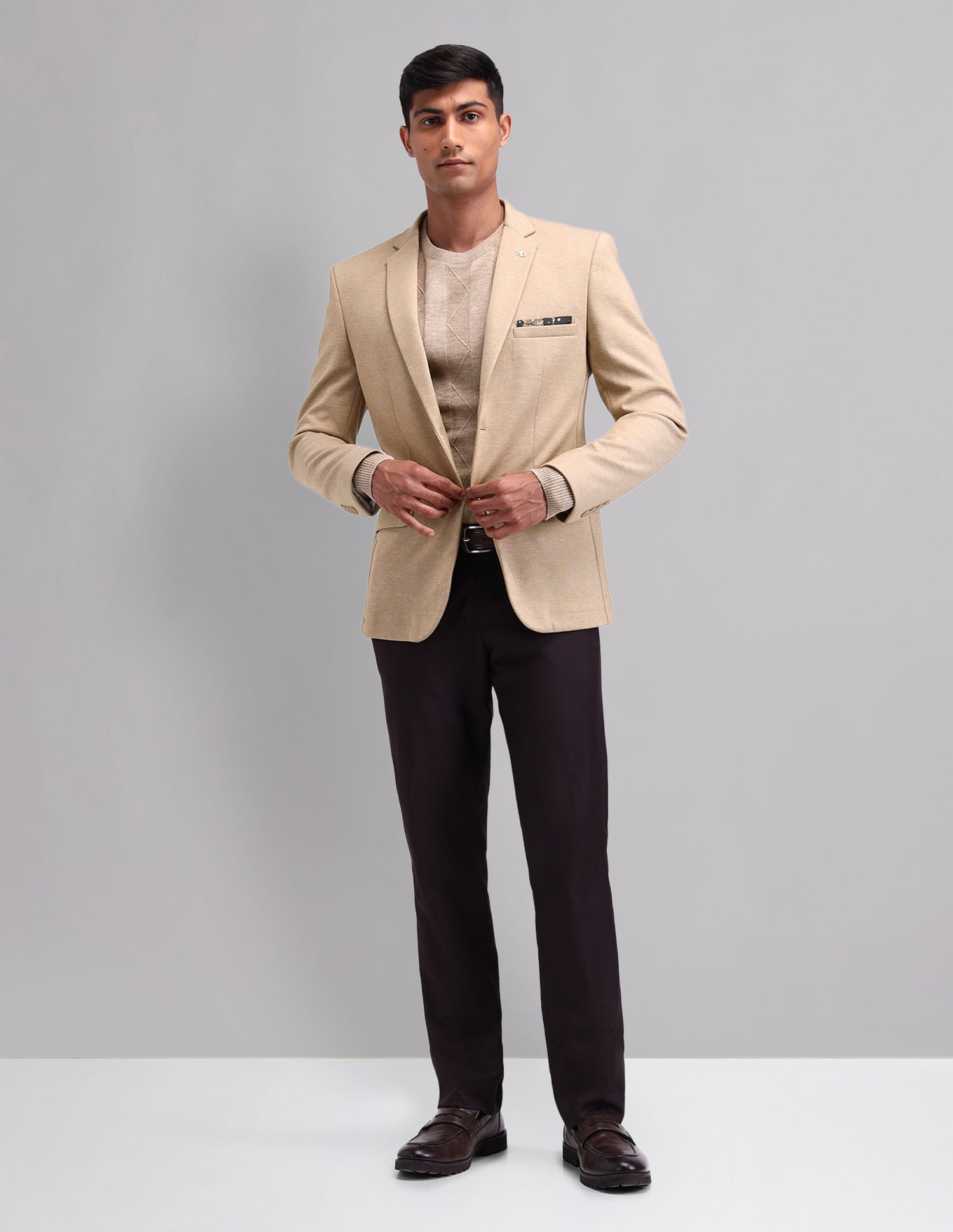 Wardrobe Essential Tailored Fit Single Breasted Blazer