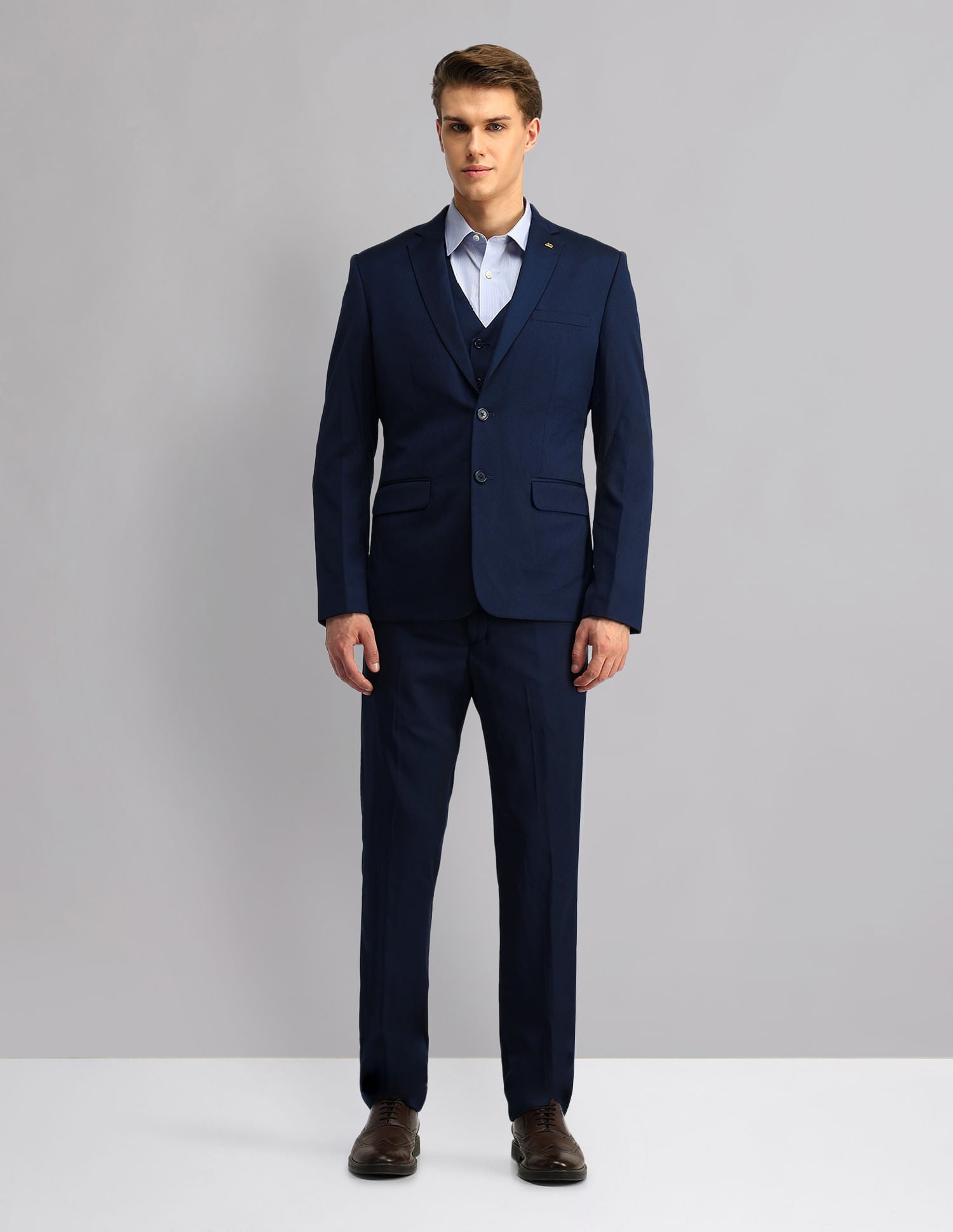Executive Edged Tailored Fit Three Piece Suit