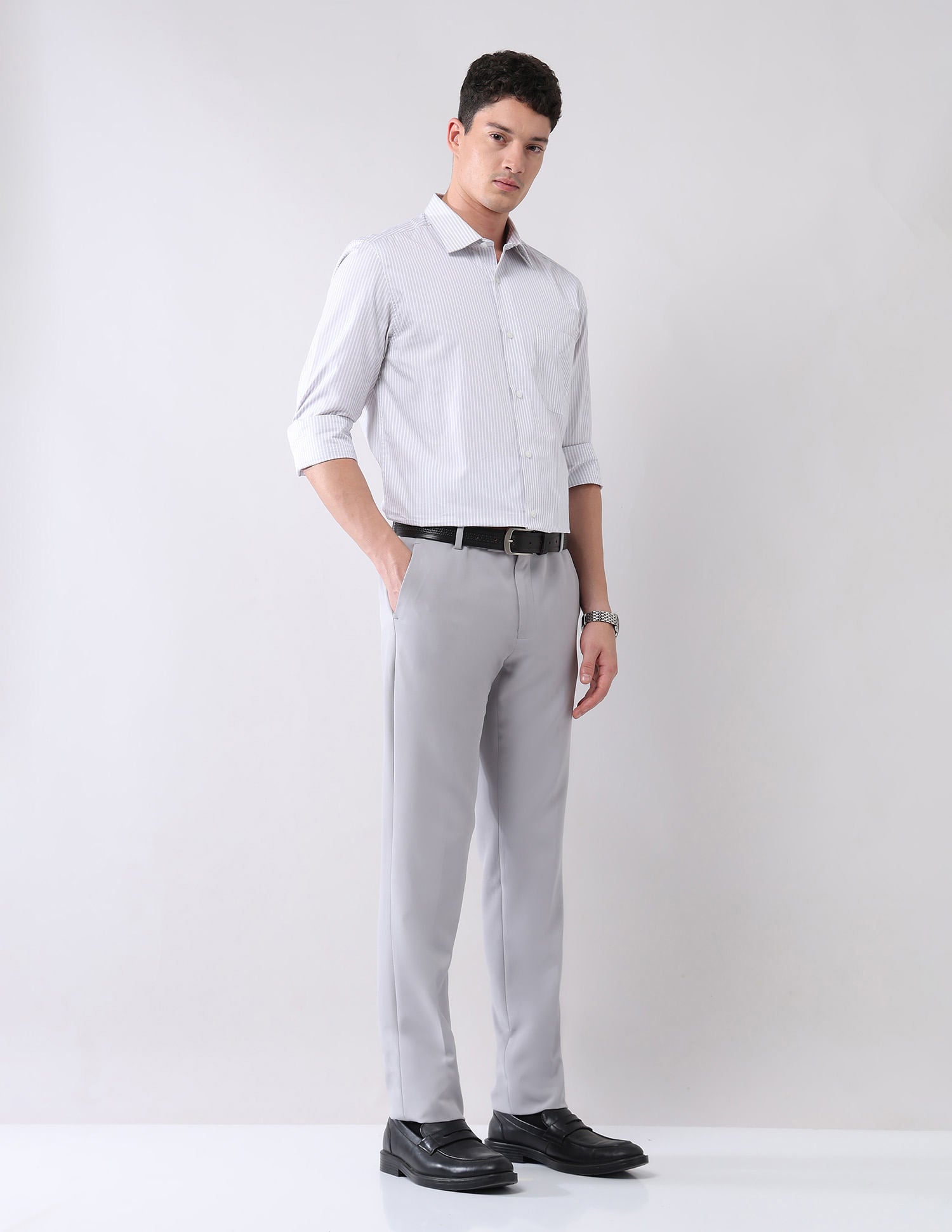 Office Hour Modern Slim Fit Formal Trousers
